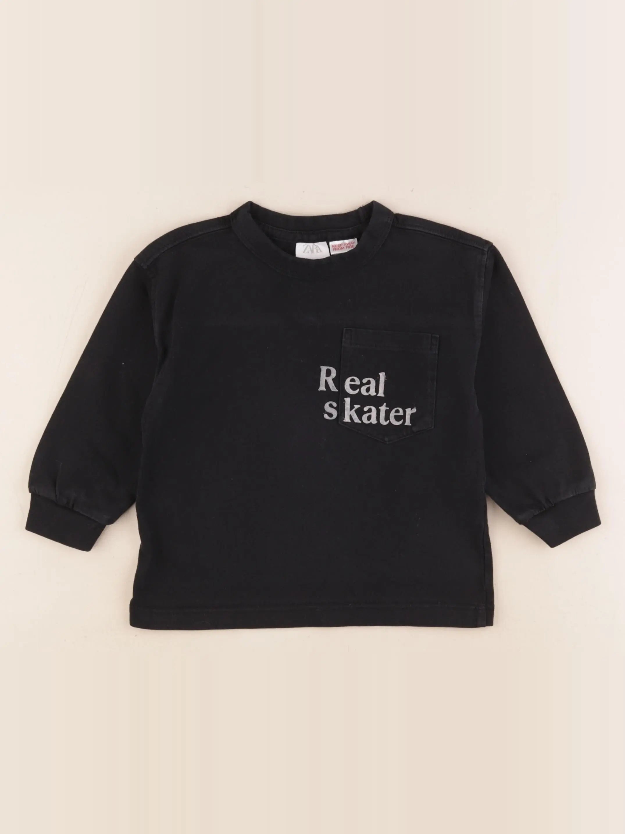 Zara - tee-shirt noir - 2 ans