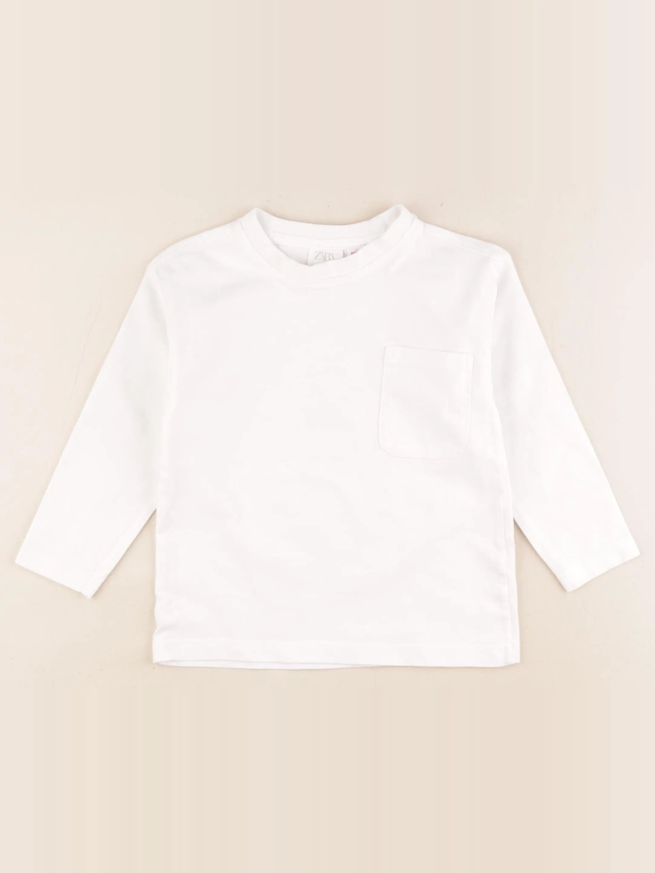 Zara - tee-shirt blanc - 2 ans