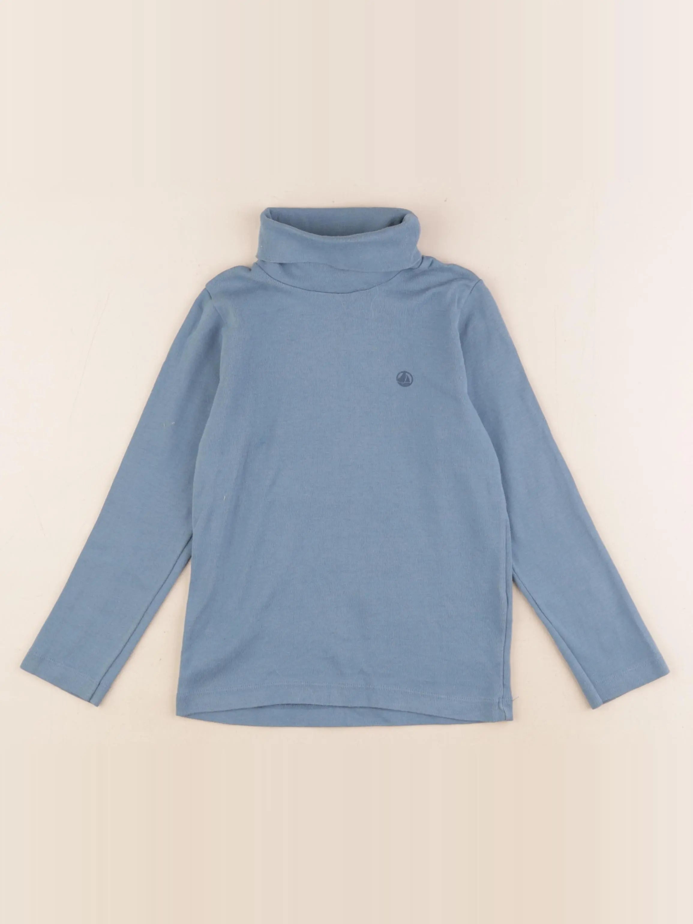 Petit Bateau - sous-pull bleu - 5 ans