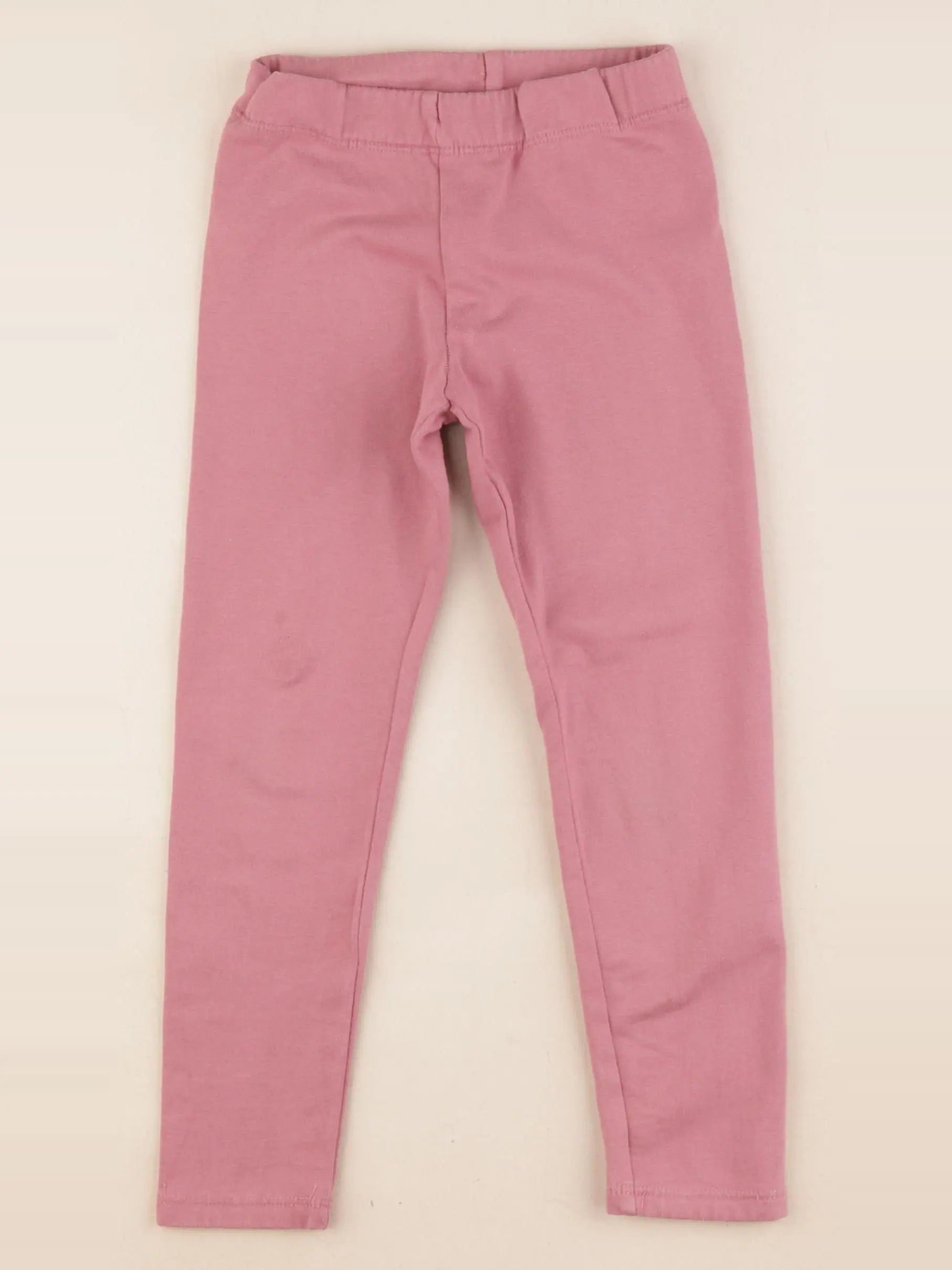 H&M - legging doublé rose - 4/5 ans