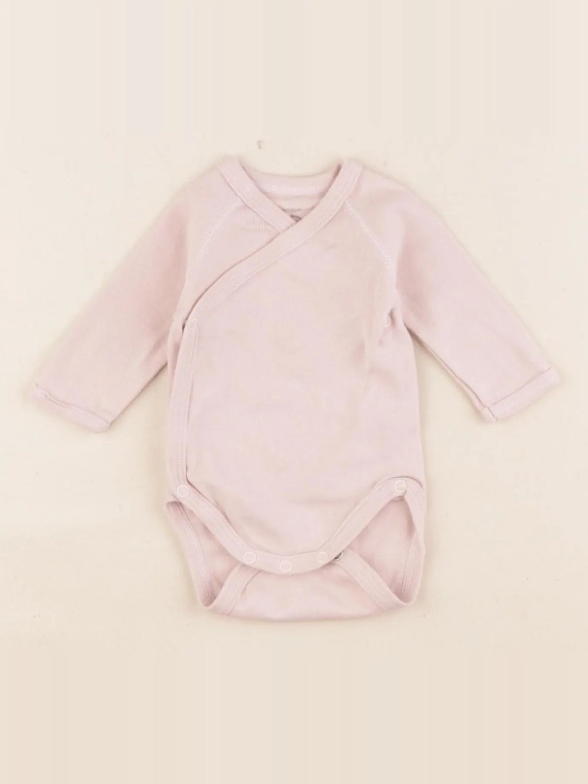 Petit Bateau - body rose - 0 mois