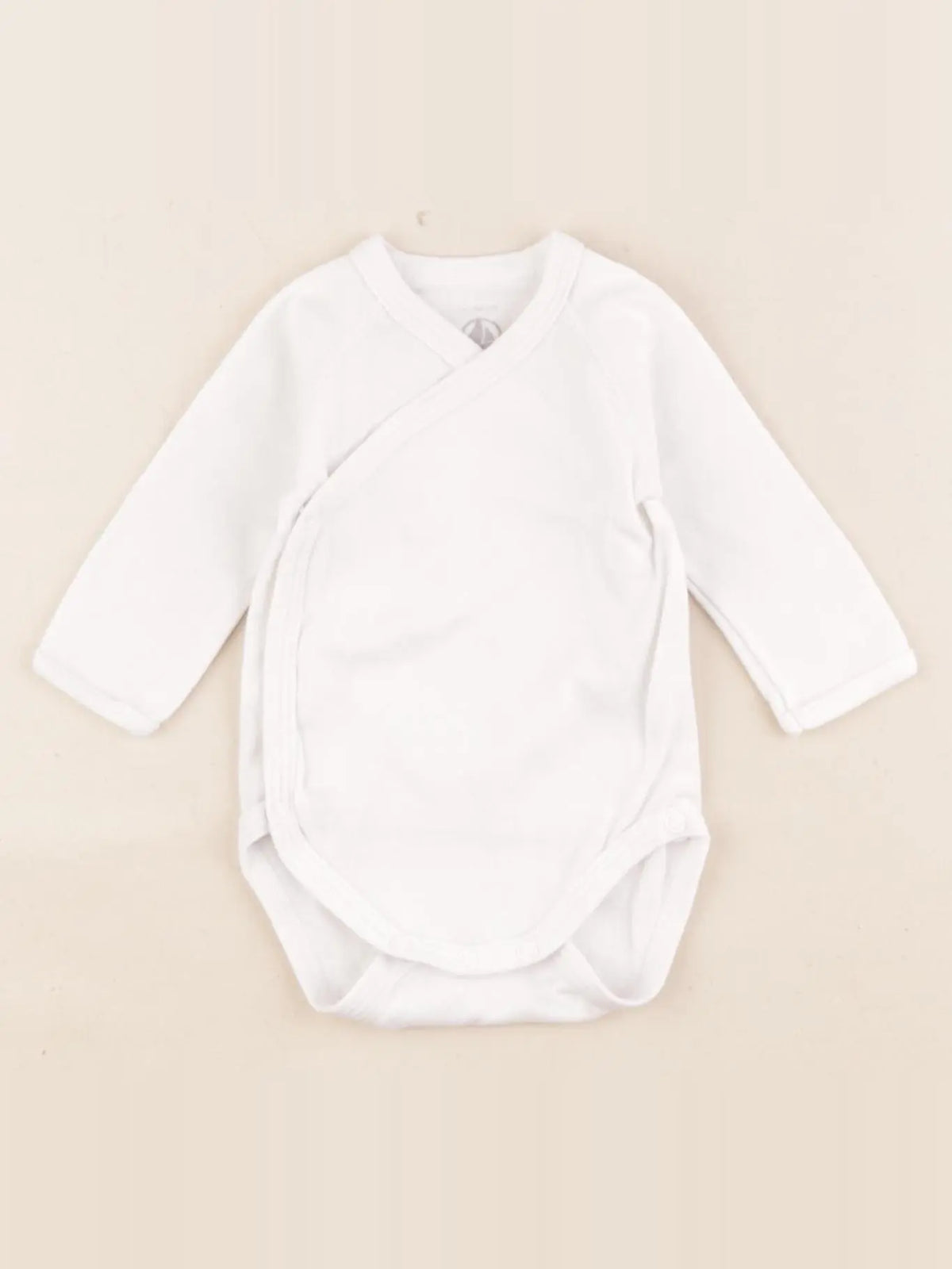 Petit Bateau - body blanc - 1 mois
