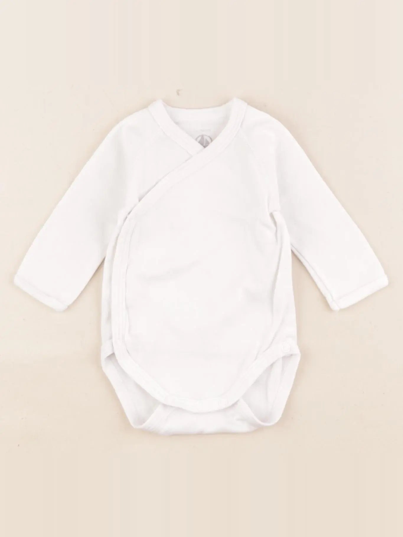 Petit Bateau - body blanc - 1 mois