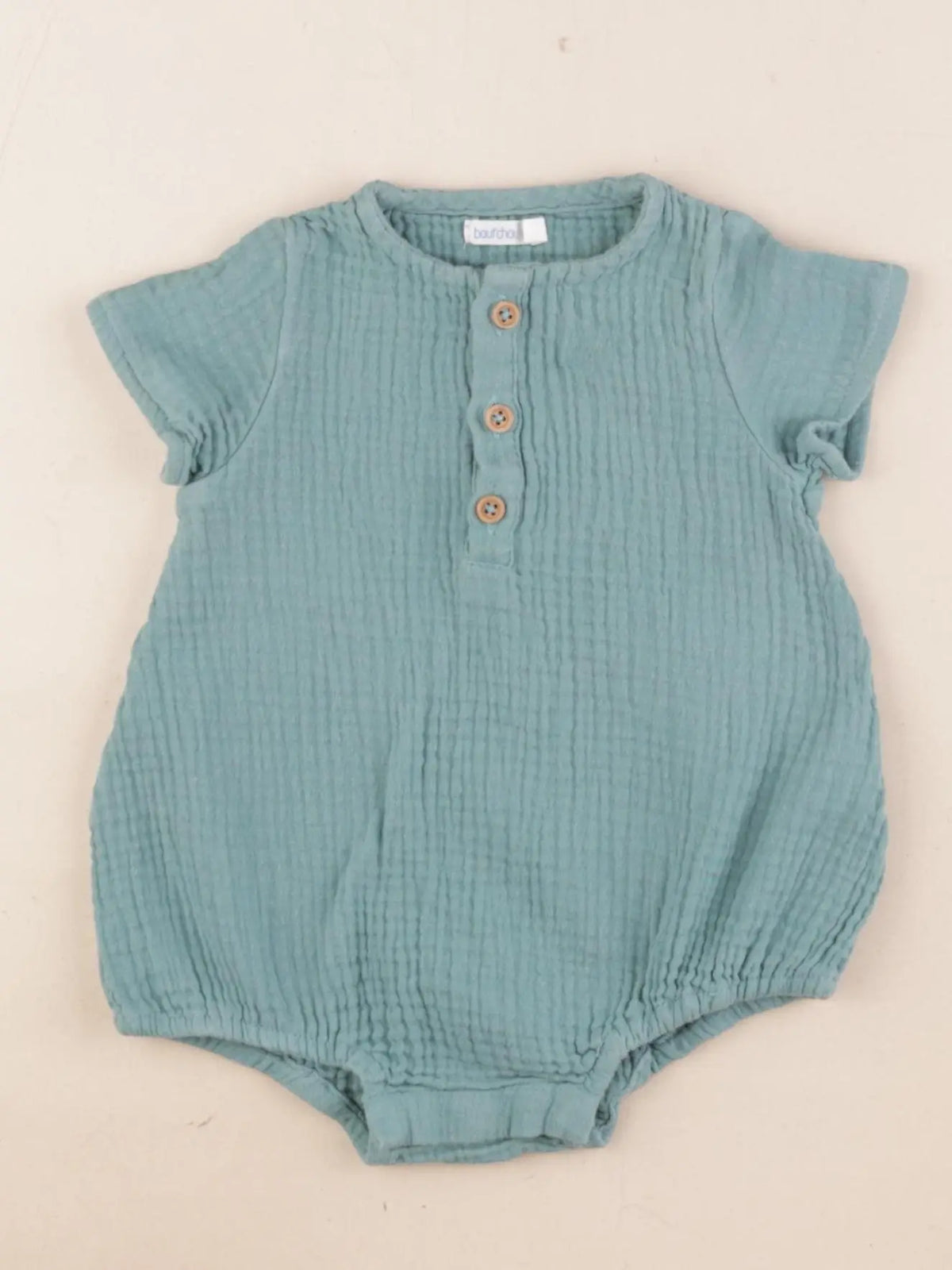 Boutchou - combinaison vert - 6 mois