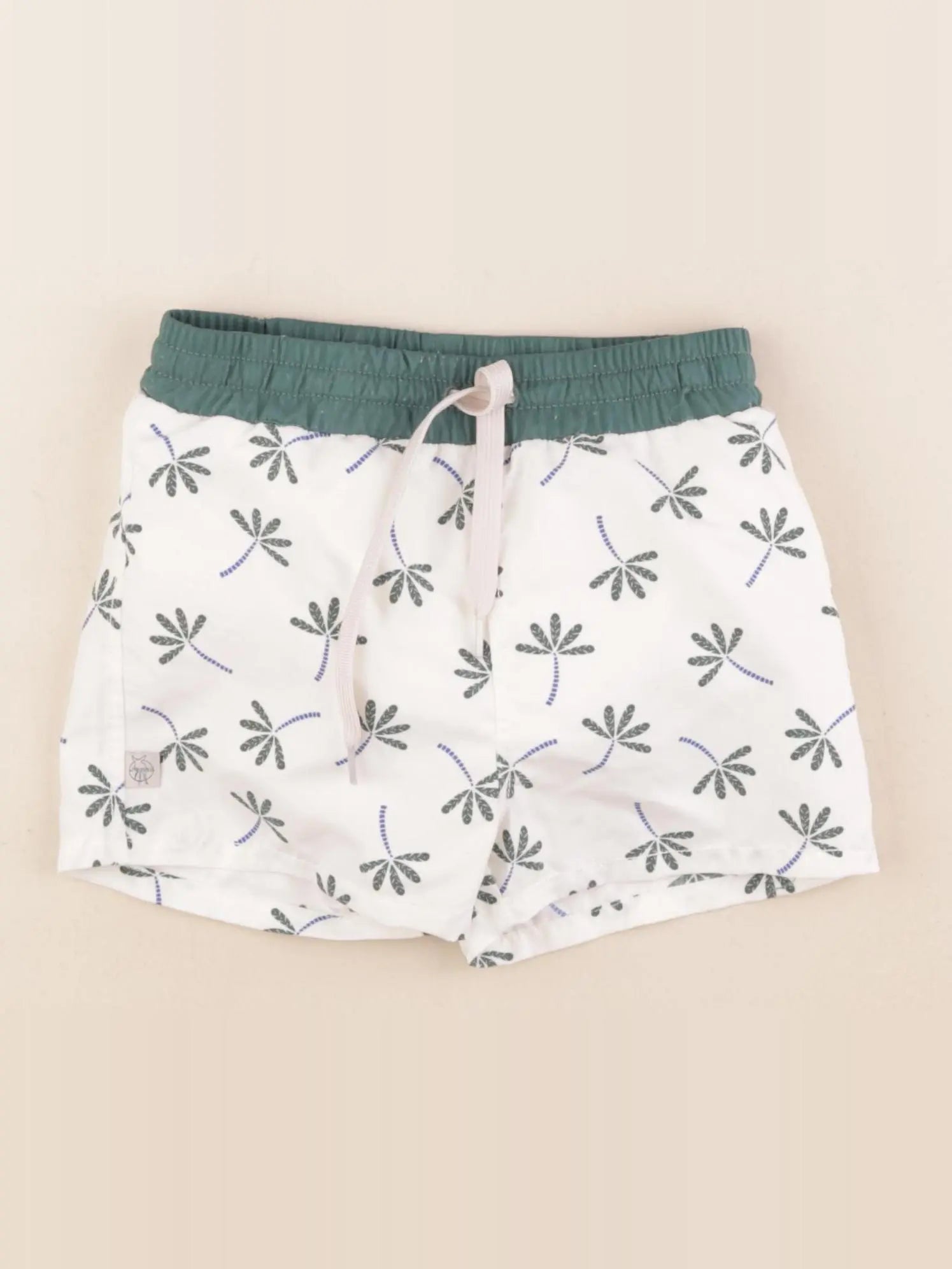 Lassig - maillot de bain beige, vert - 24/36 mois