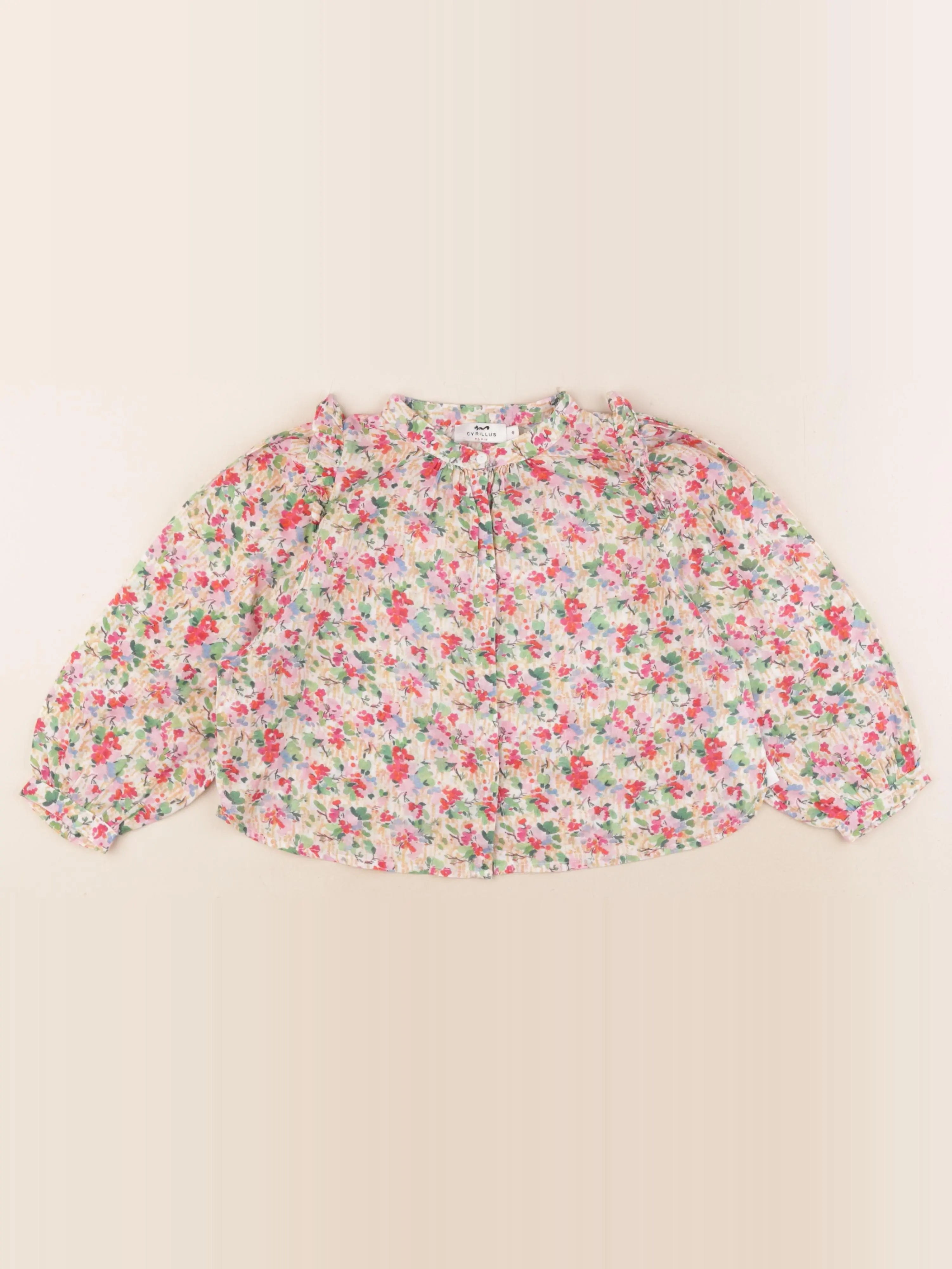 Cyrillus - blouse multicolore - 6 ans