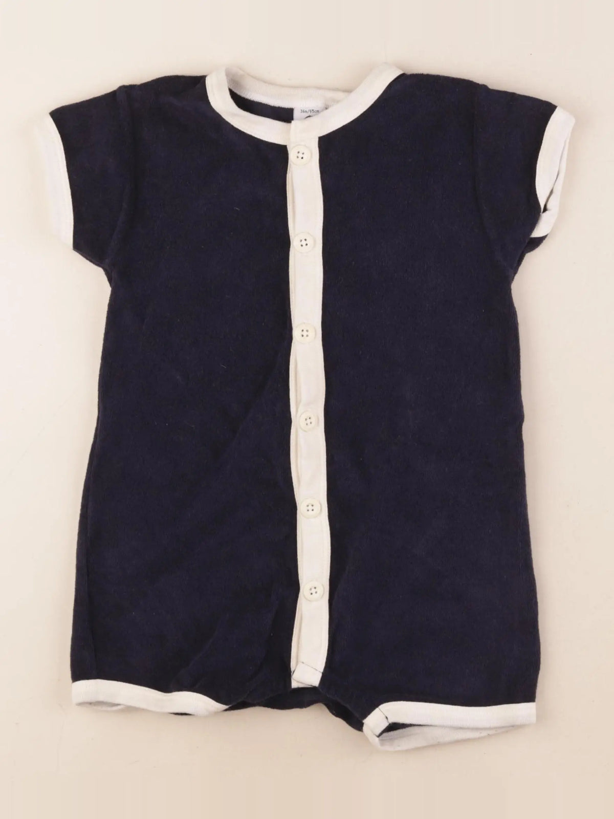 Petit Bateau - combinaison bleu - 36 mois