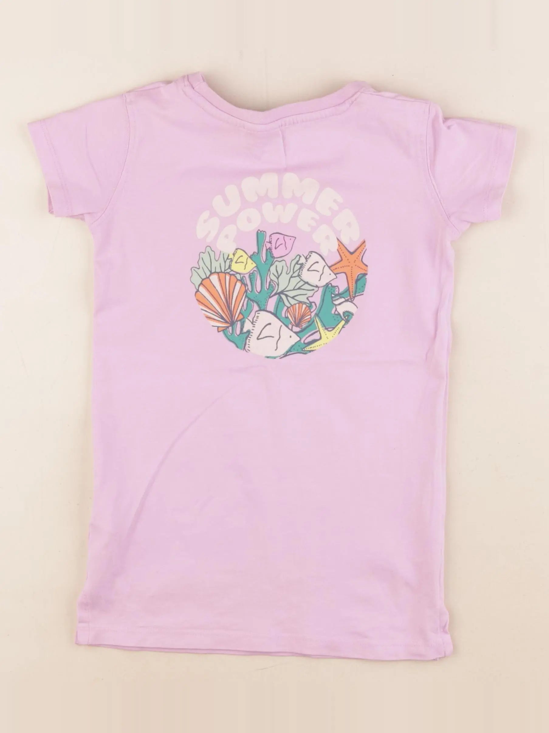 Tape à l'oeil - tee-shirt imprimé au dos rose - 2 ans