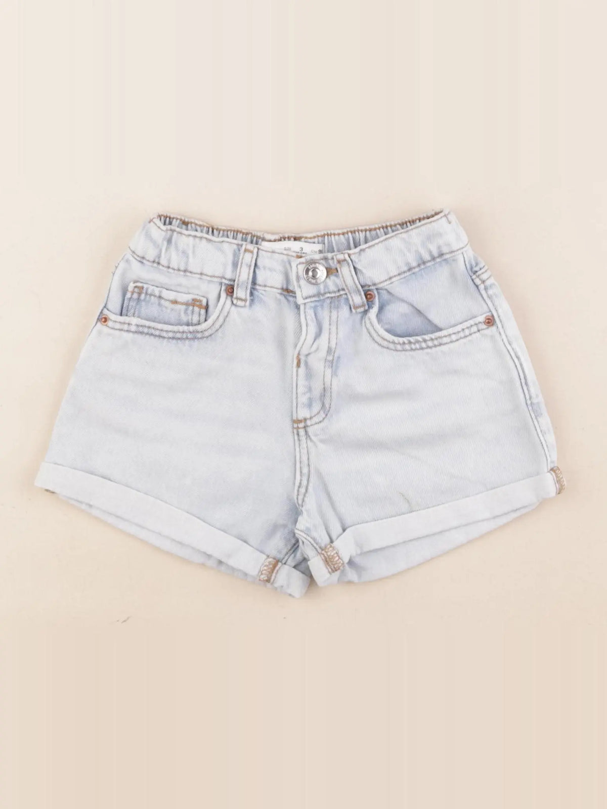 Zara - short bleu - 3 ans