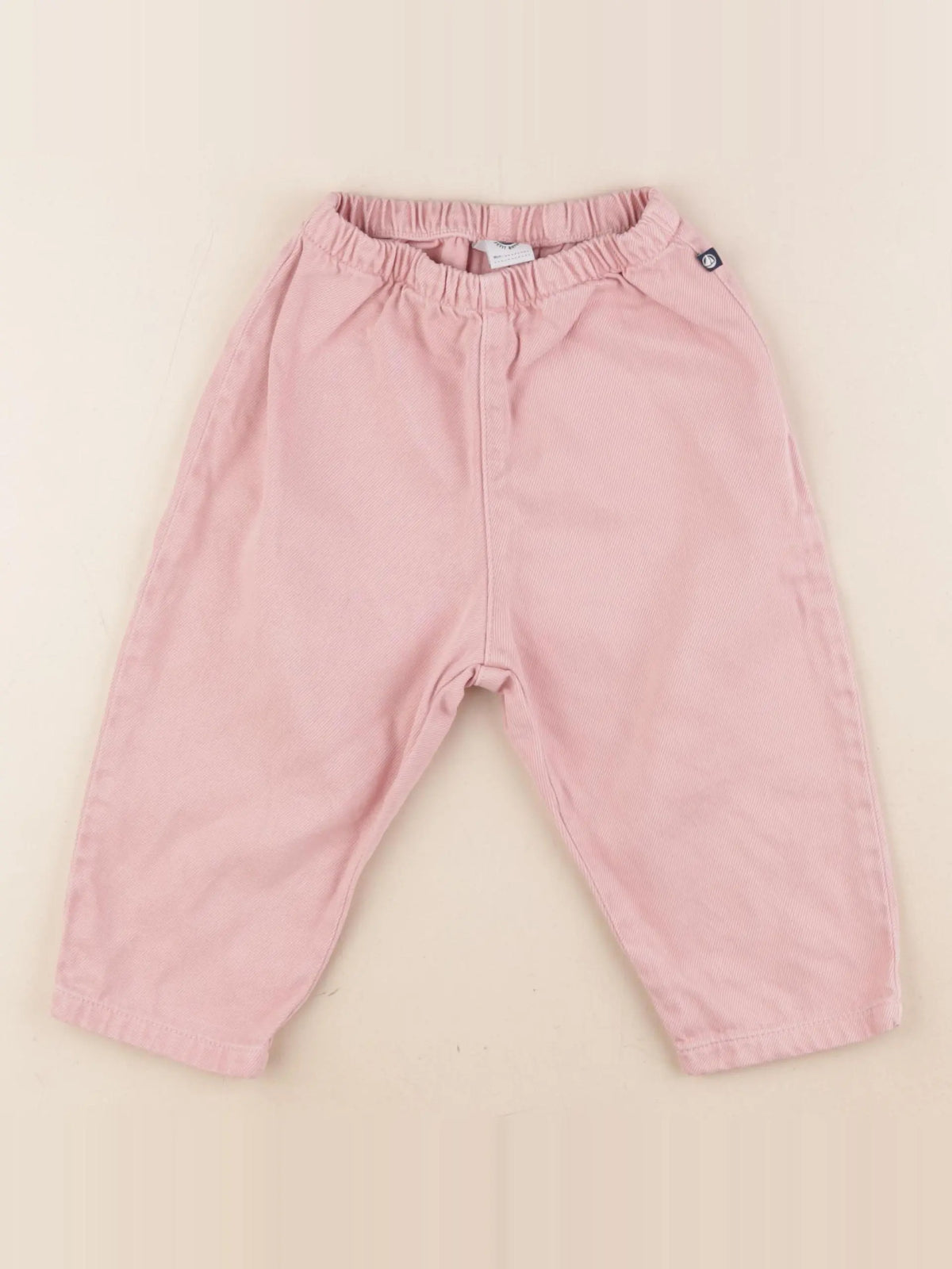Petit Bateau - pantalon rose - 24 mois