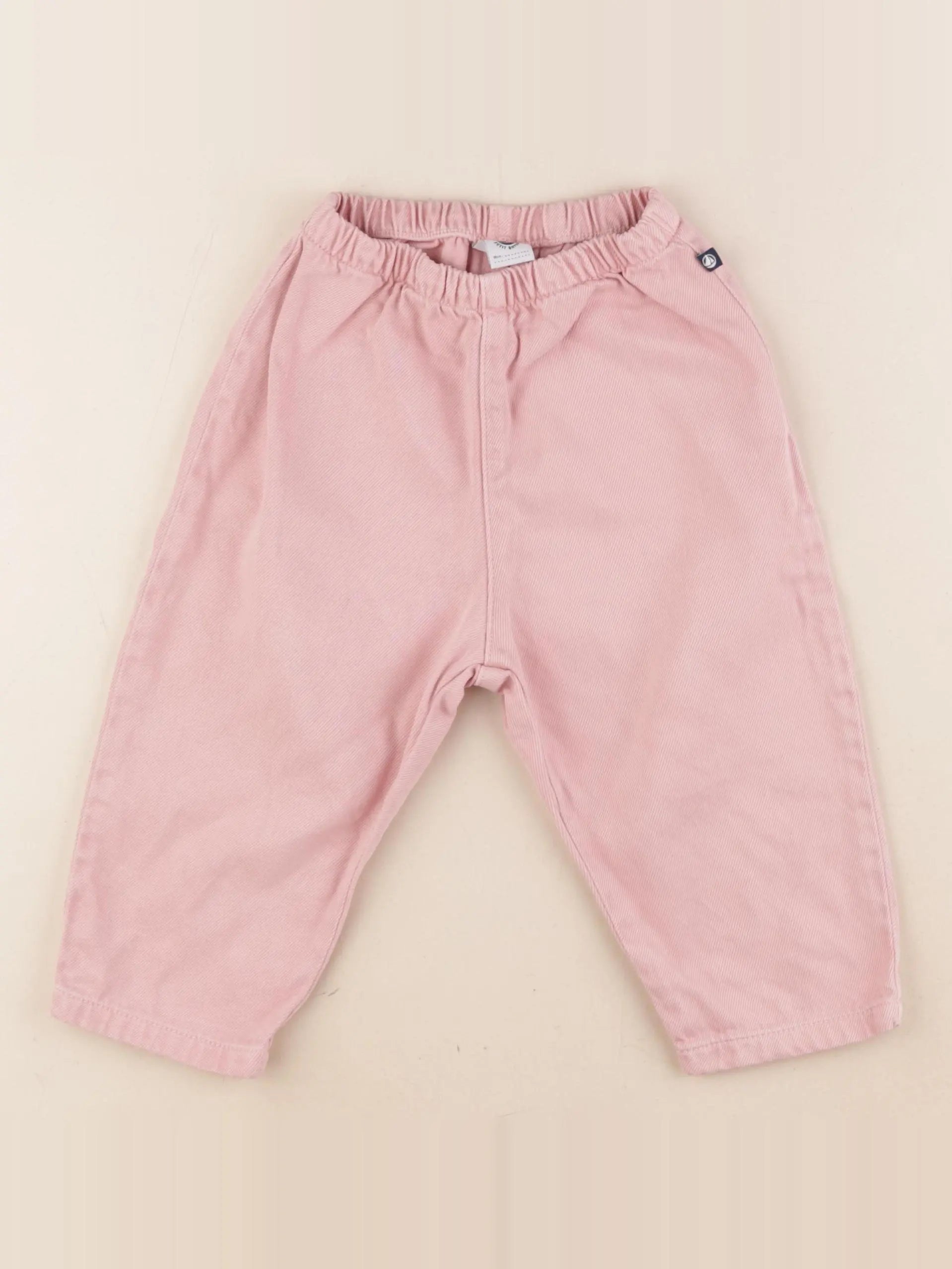 Petit Bateau - pantalon rose - 24 mois