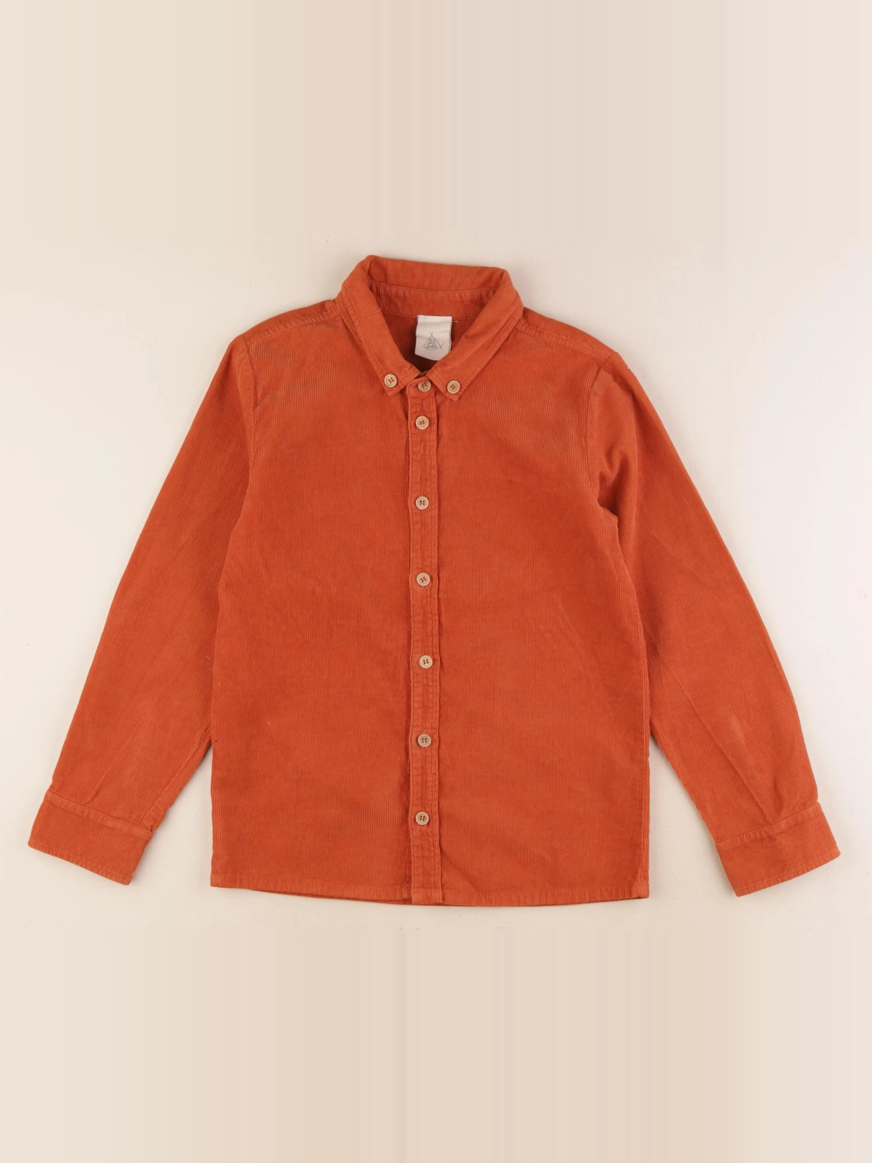 Lililotte - chemise orange - 10 ans