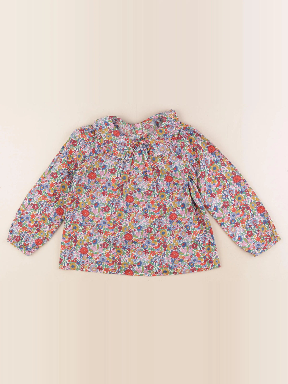 Jacadi - blouse liberty multicolore - 6 ans