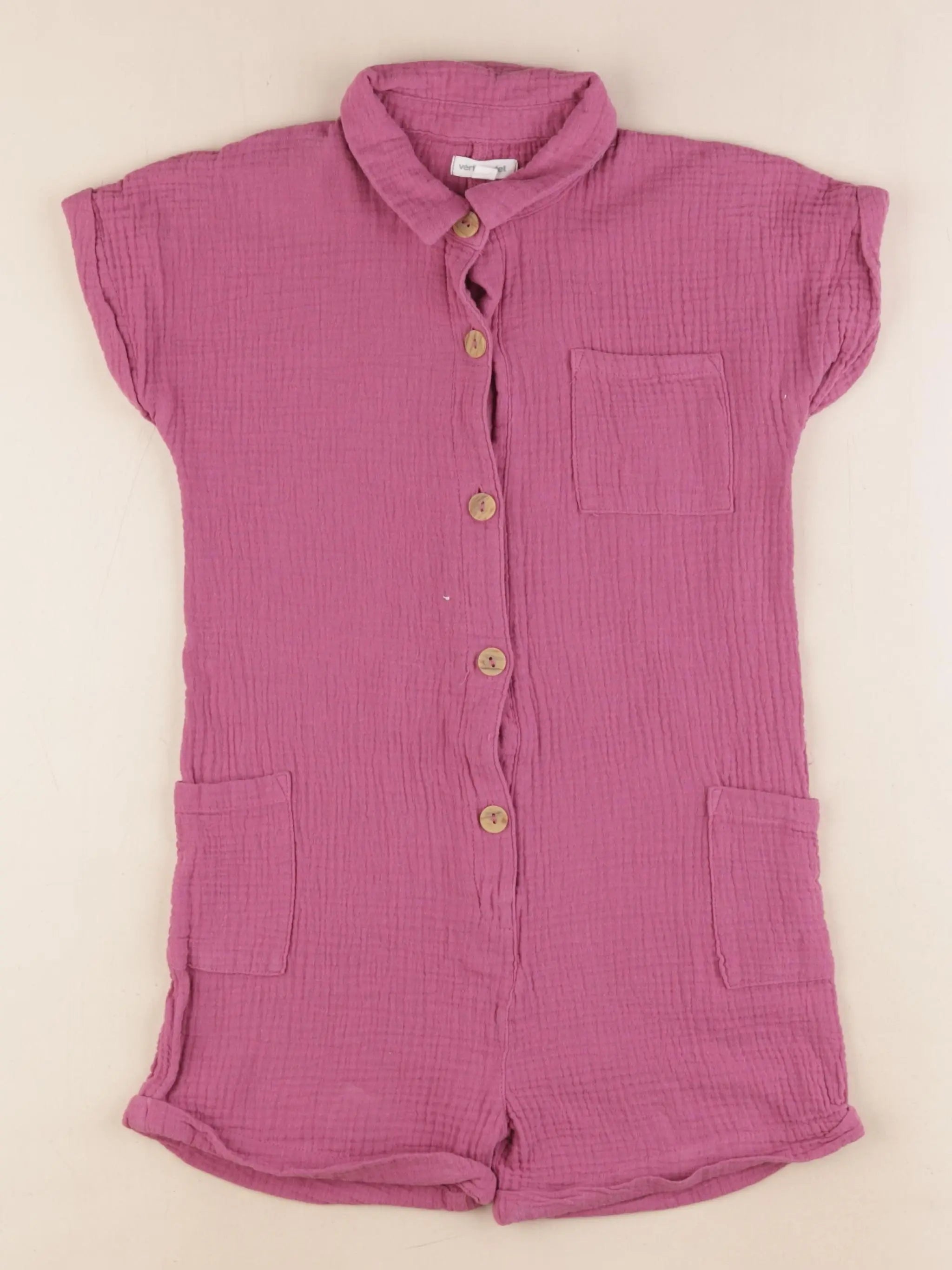 Vertbaudet - combinaison rose - 8 ans