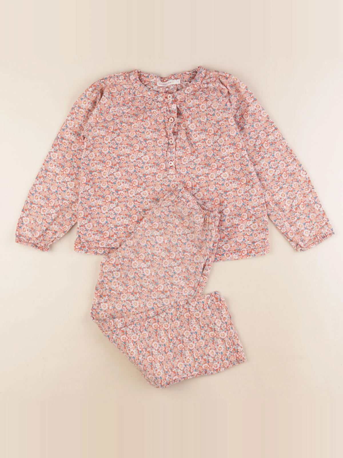 Monoprix - pyjama coton multicolore - 5 ans