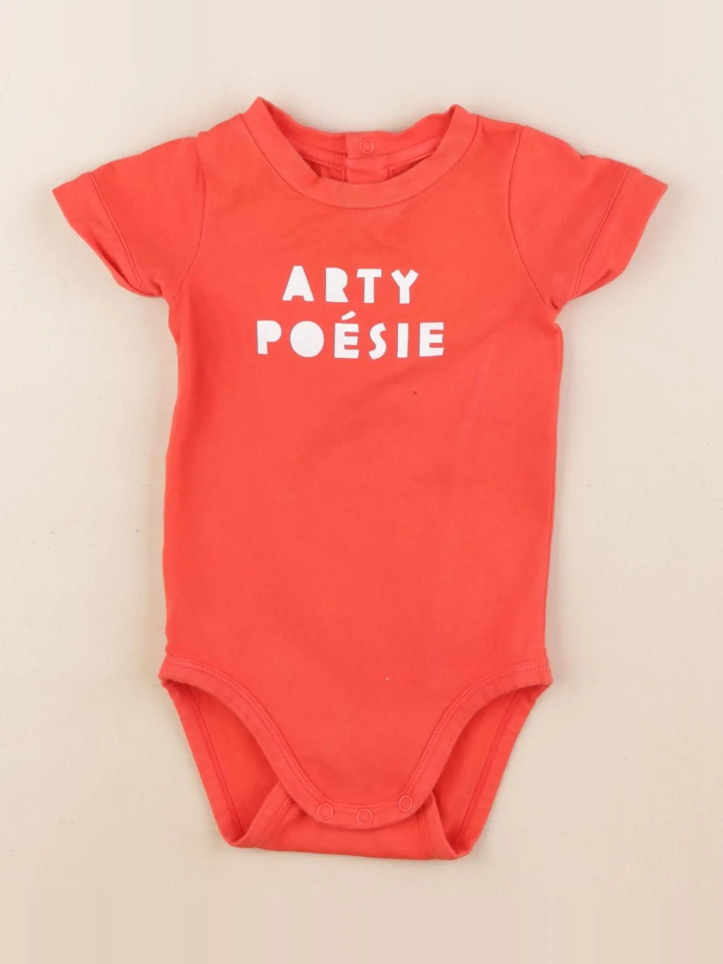Jacadi - body rouge - 12 mois