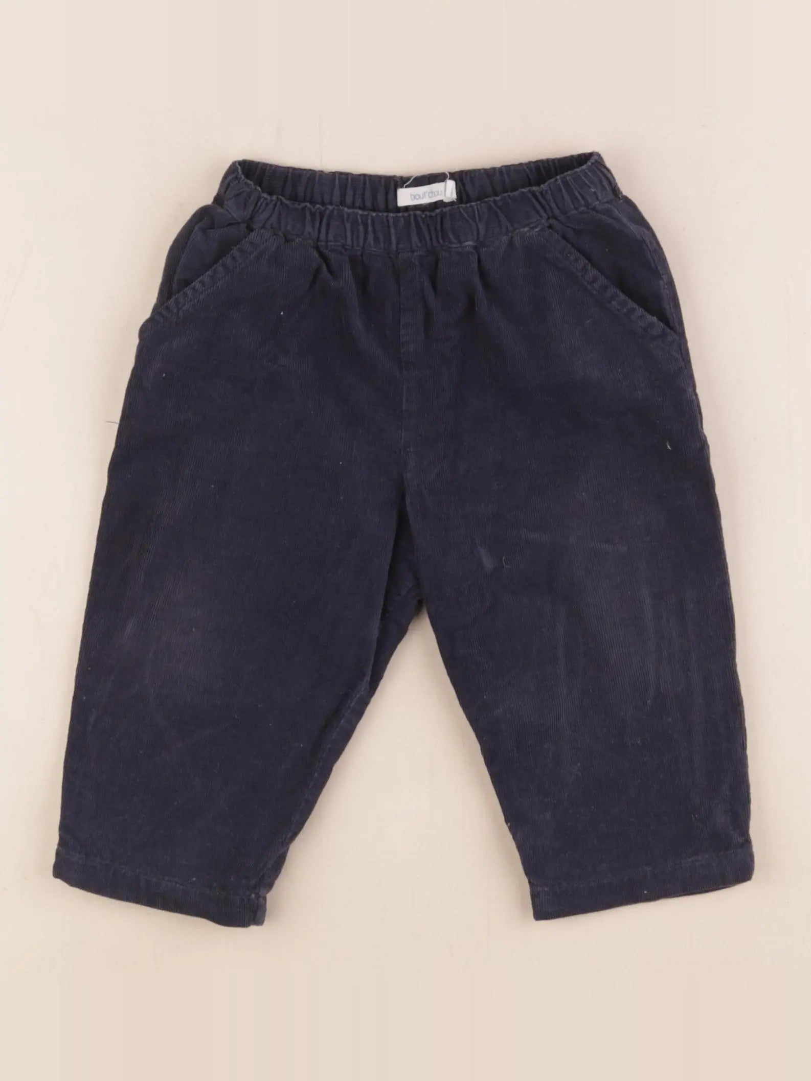 Boutchou - pantalon bleu - 9 mois