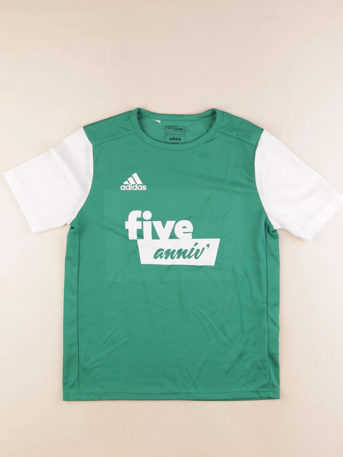 Adidas - tee-shirt vert - 13/14 ans