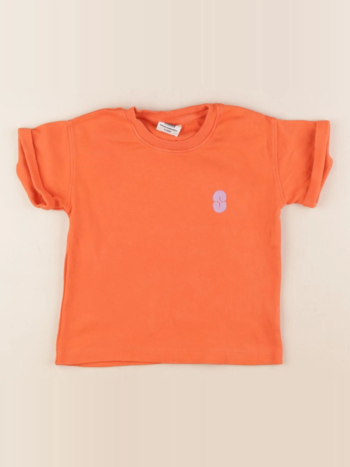 Smala - tee-shirt orange - 3 ans