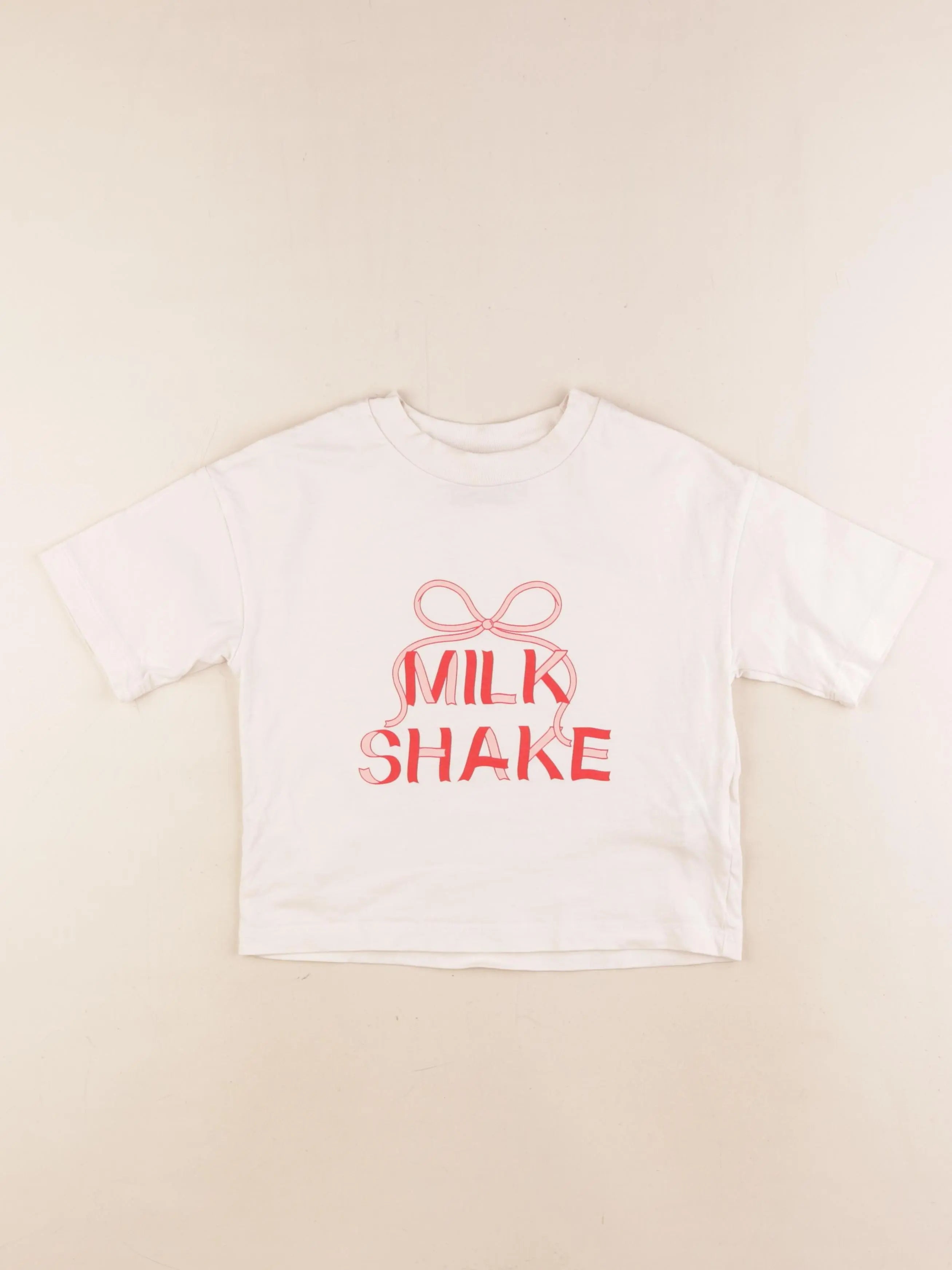 Monoprix - tee-shirt beige - 3/4 ans