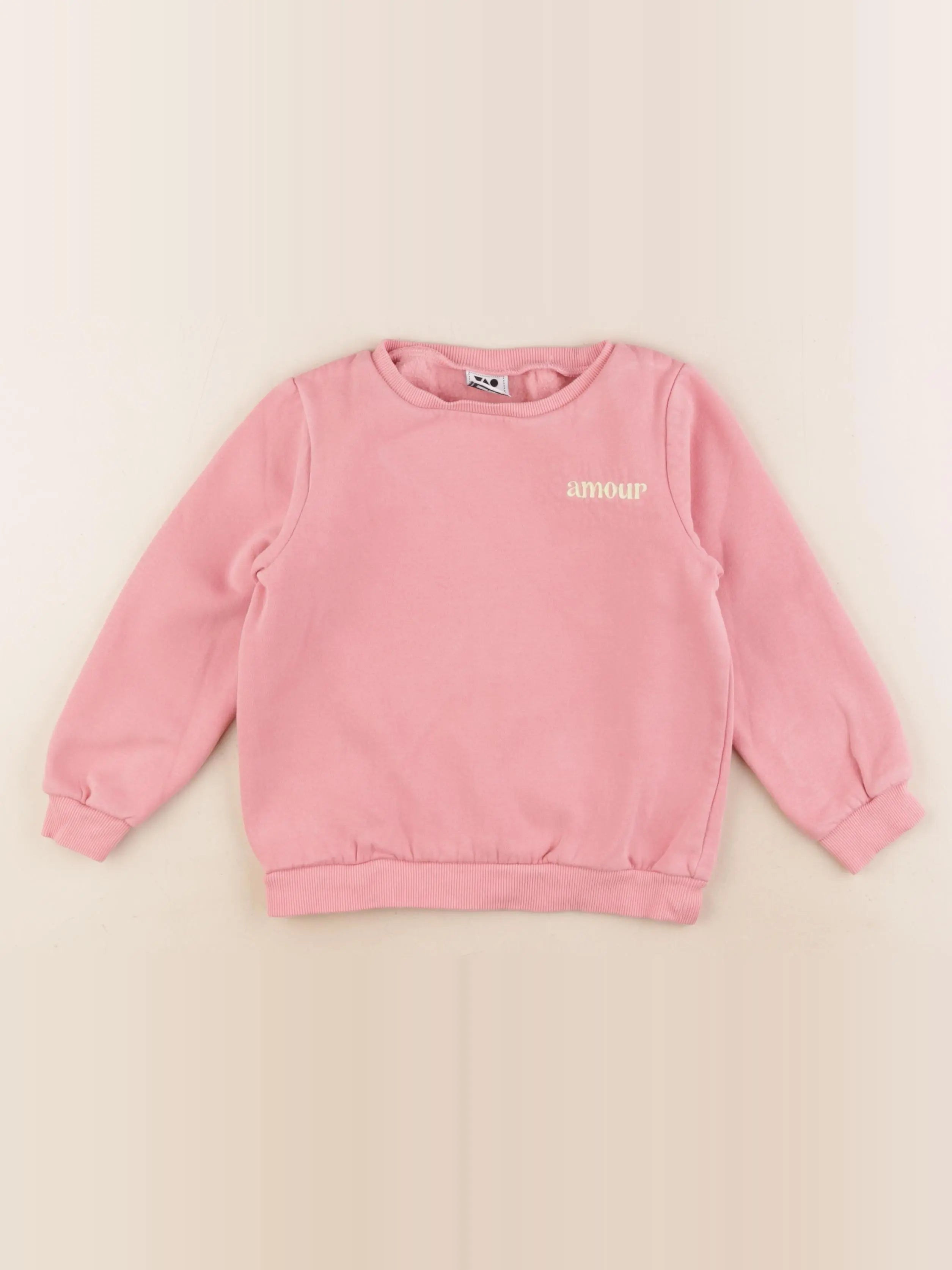 Tape à l'oeil - sweat rose - 5 ans