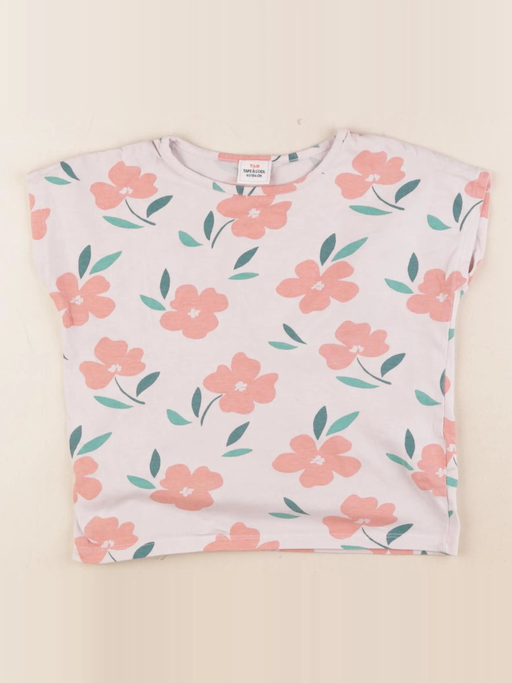 Tape à l'oeil - tee-shirt rose - 4 ans