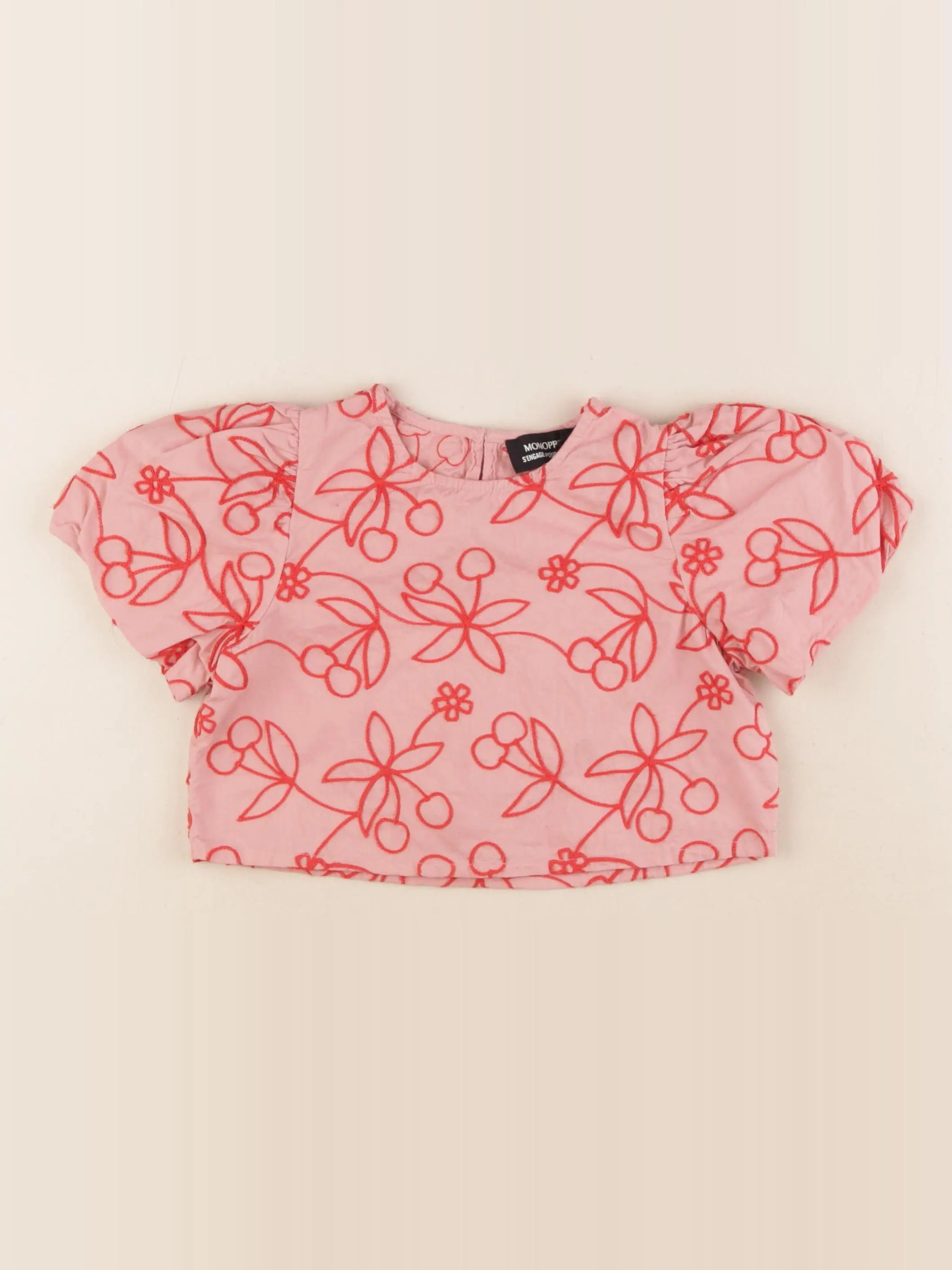 Monoprix - blouse rose - 3 ans