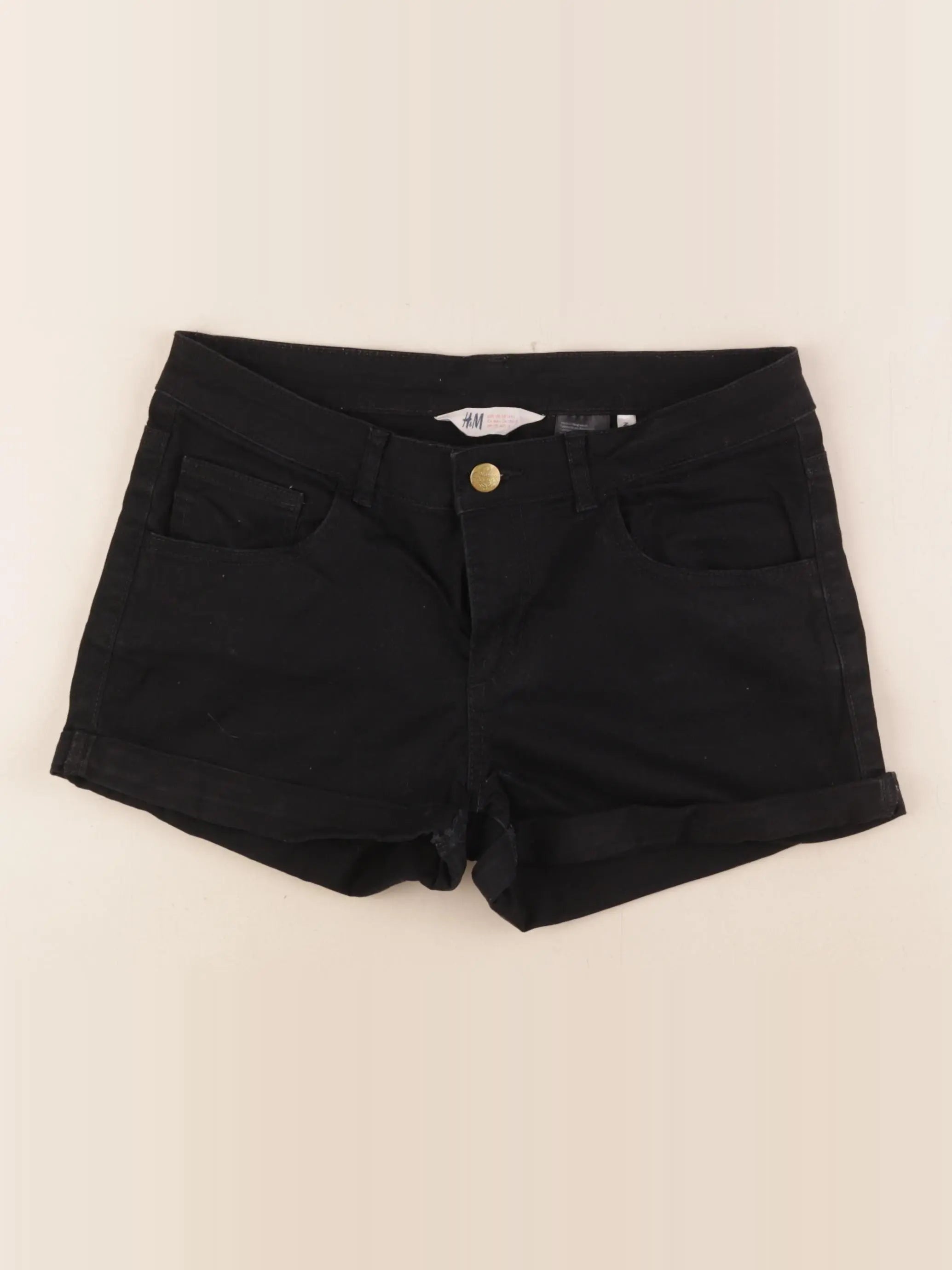 H&M - short noir - 14 ans