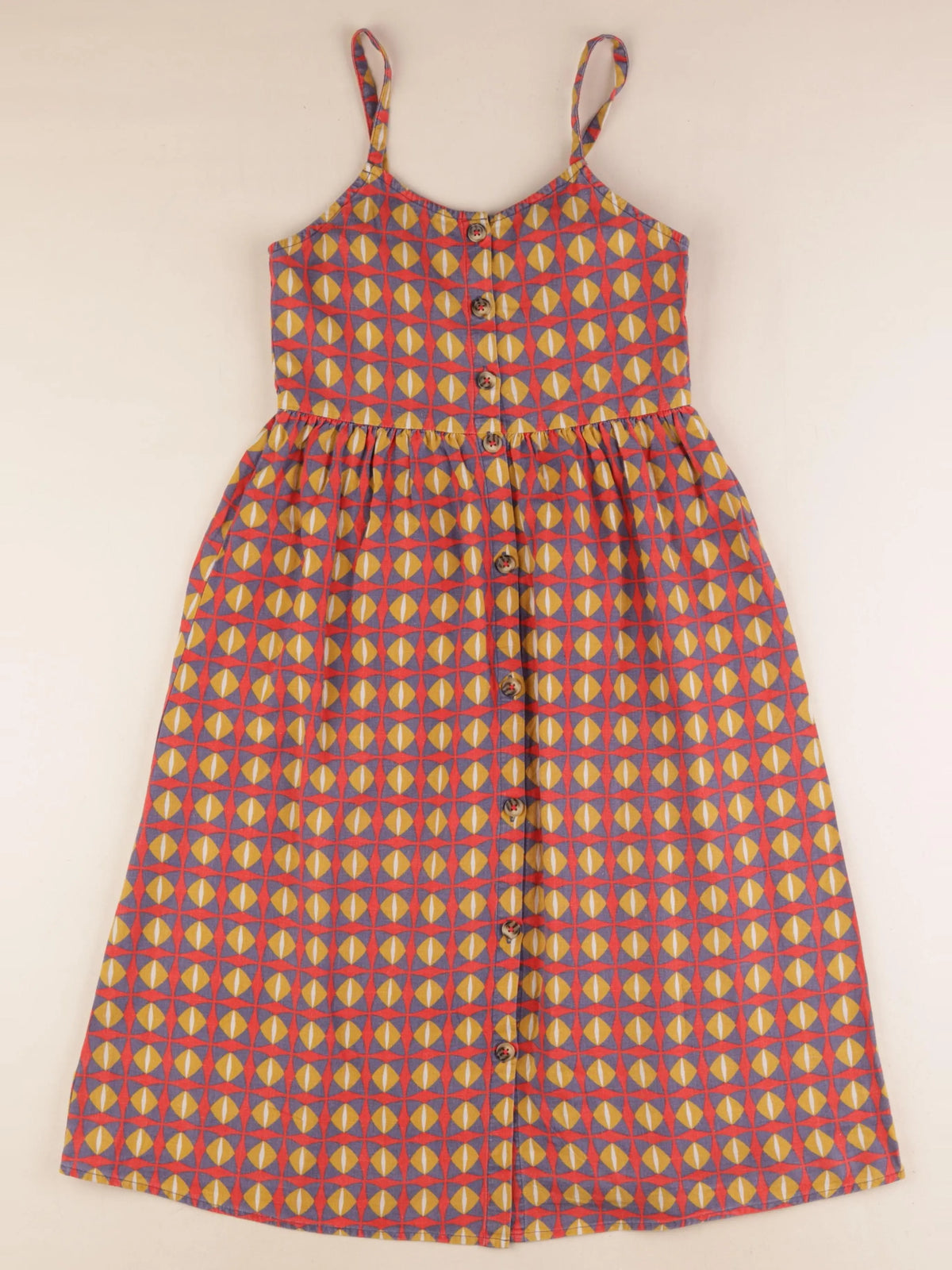 Monoprix - robe multicolore - 10 ans