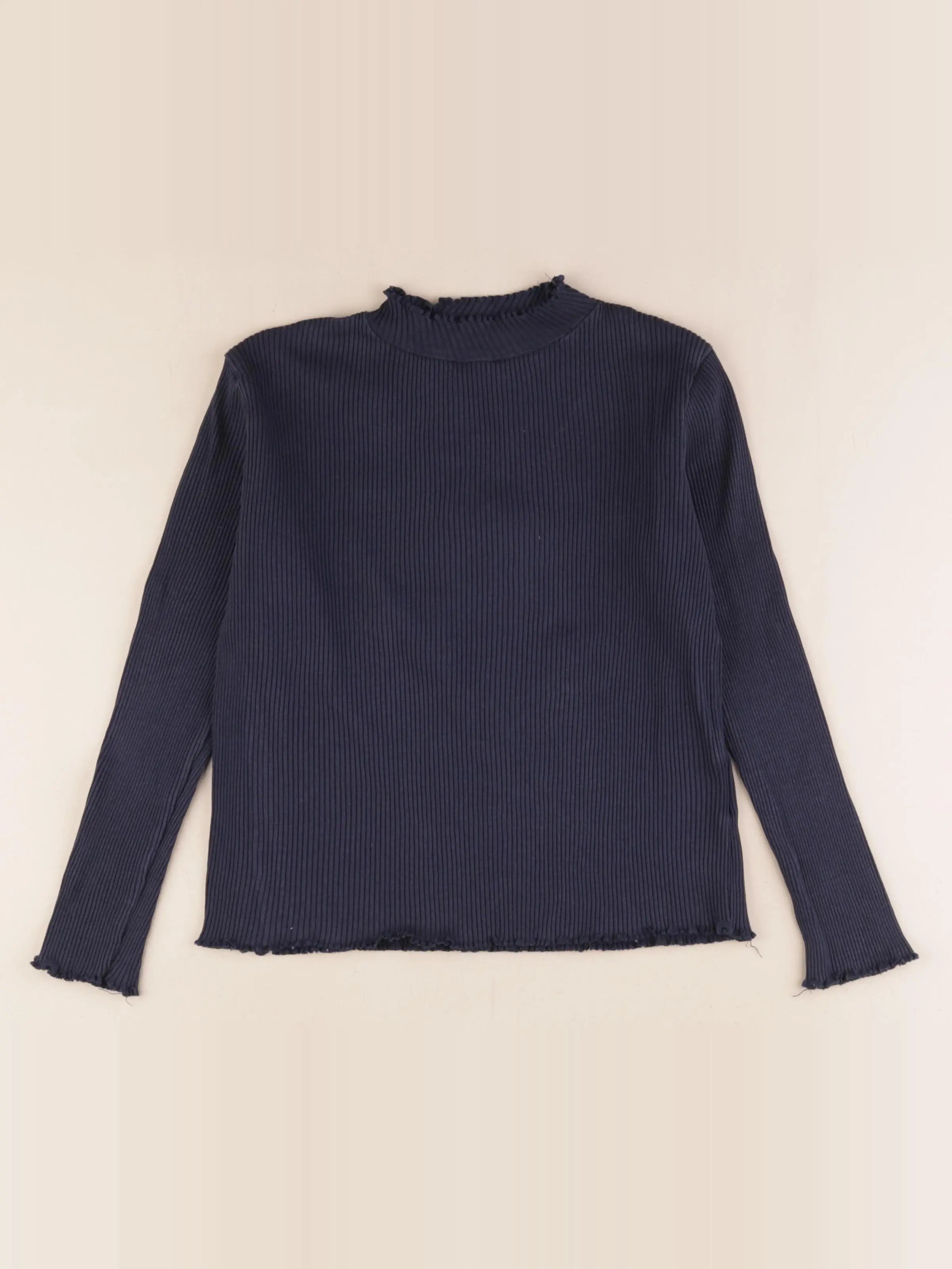 Monoprix - sous-pull bleu - 10 ans