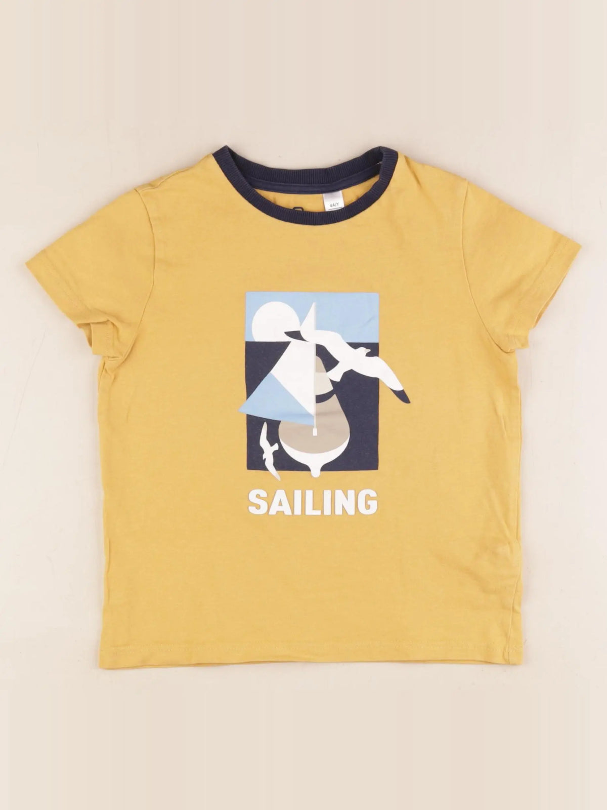 Okaidi - tee-shirt jaune - 4 ans