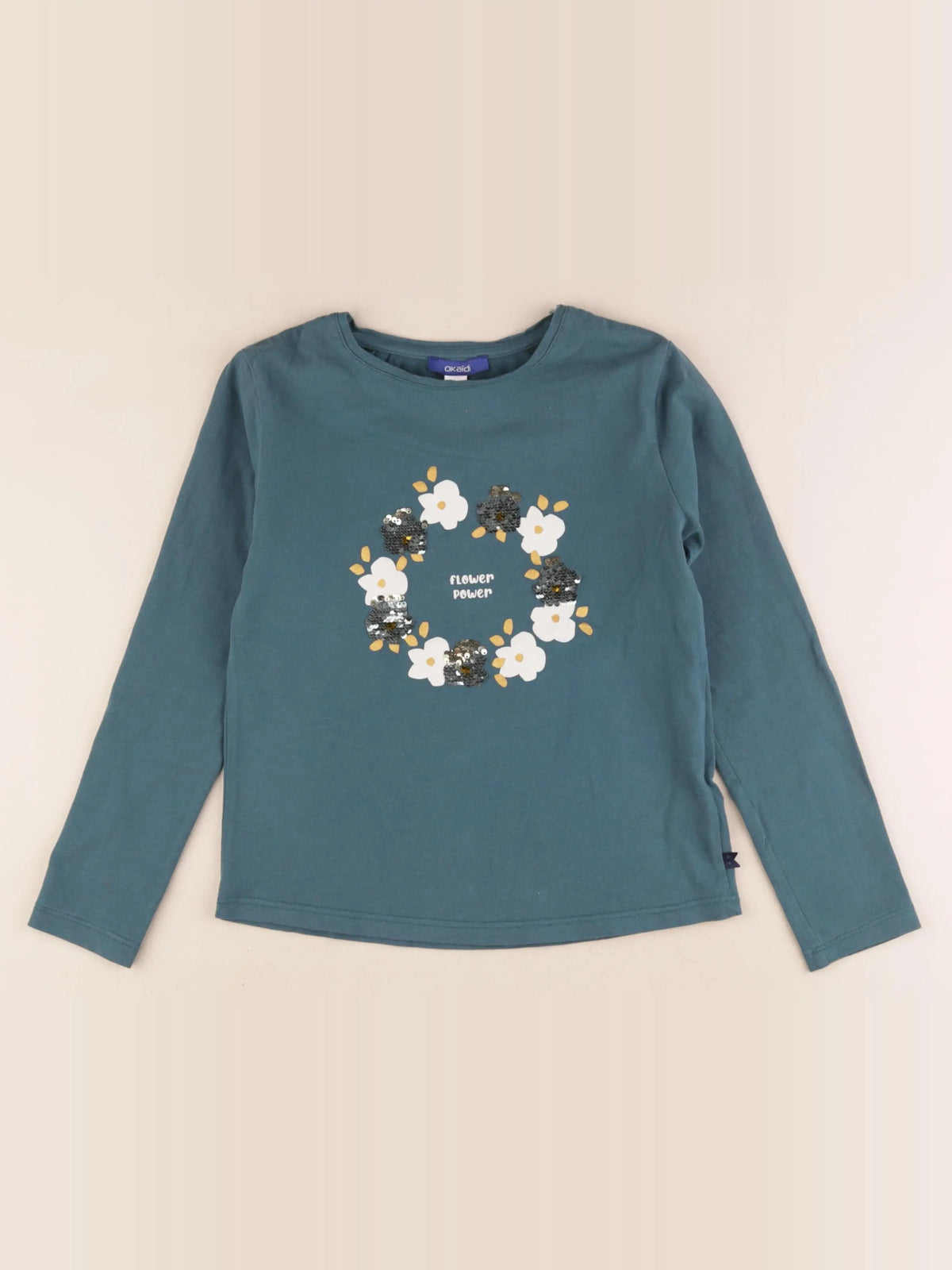 Okaidi - tee-shirt vert - 8 ans