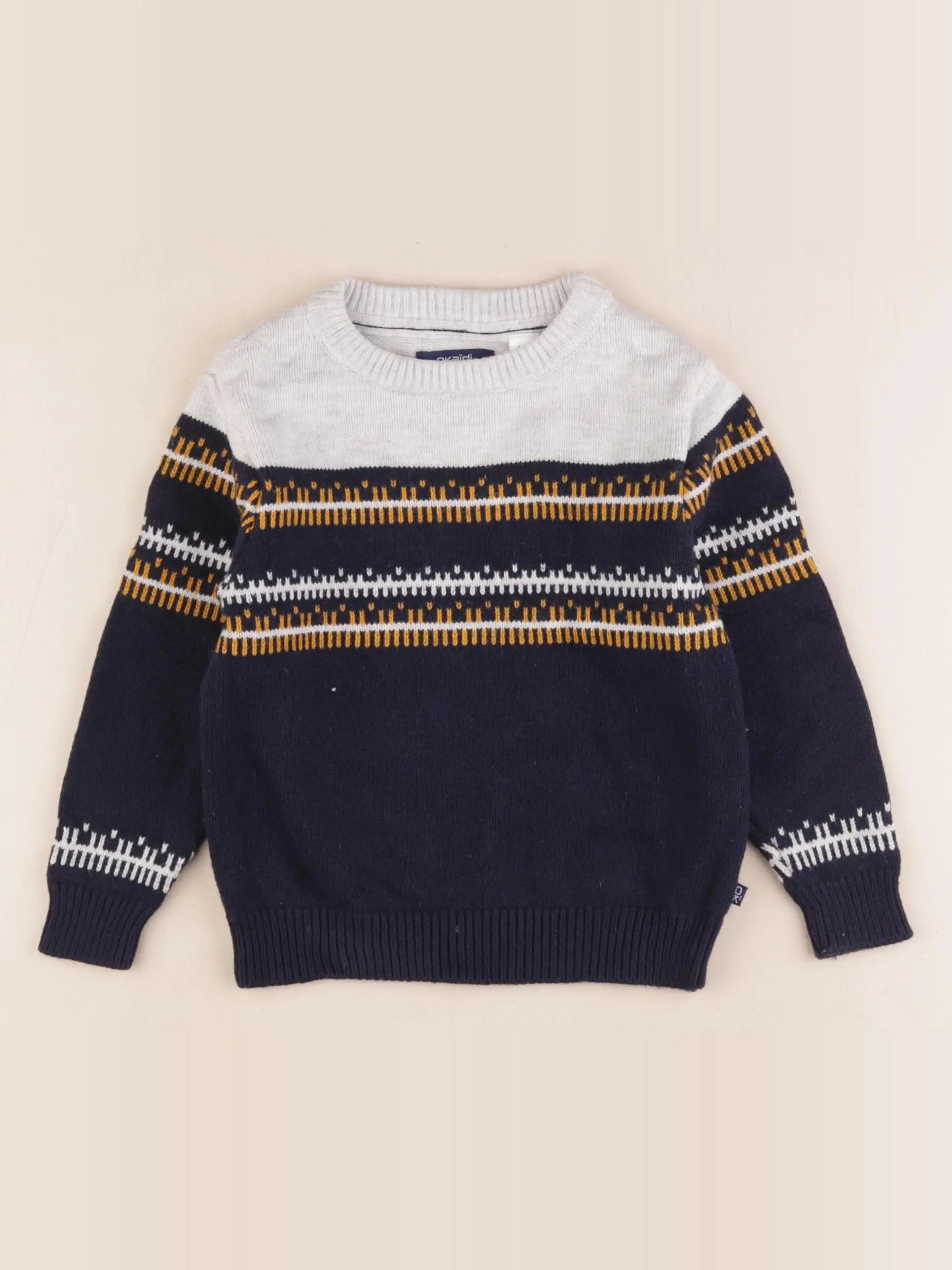 Okaidi - pull bleu - 3 ans