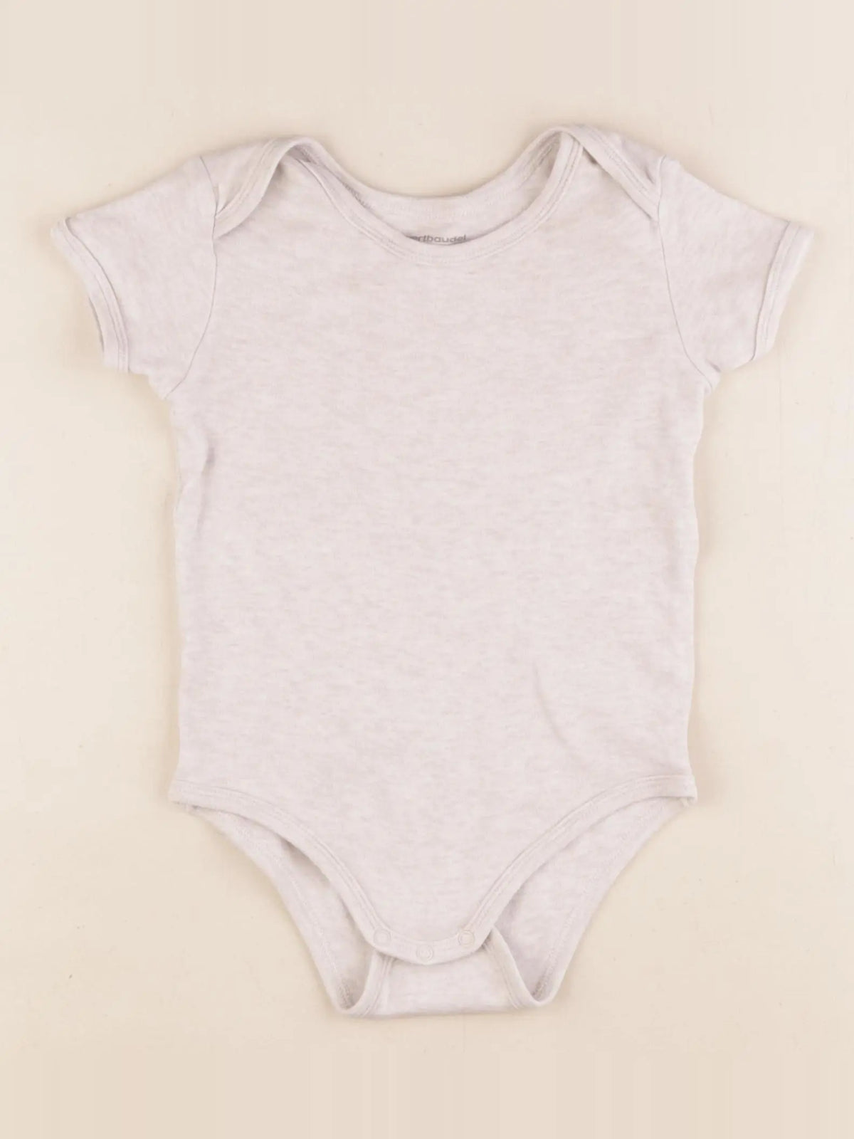 Vertbaudet - body beige - 24 mois