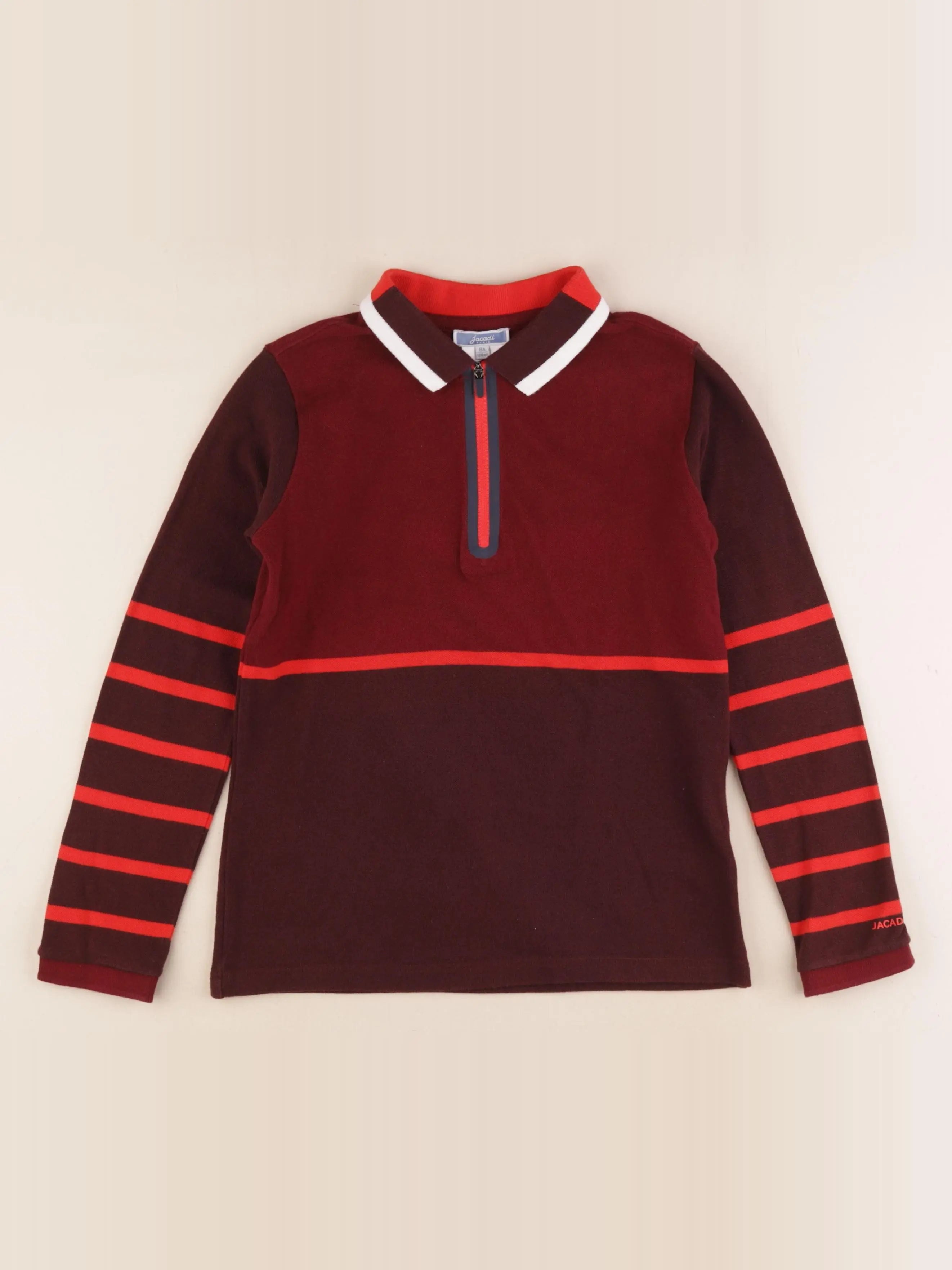 Jacadi - polo rouge - 8 ans