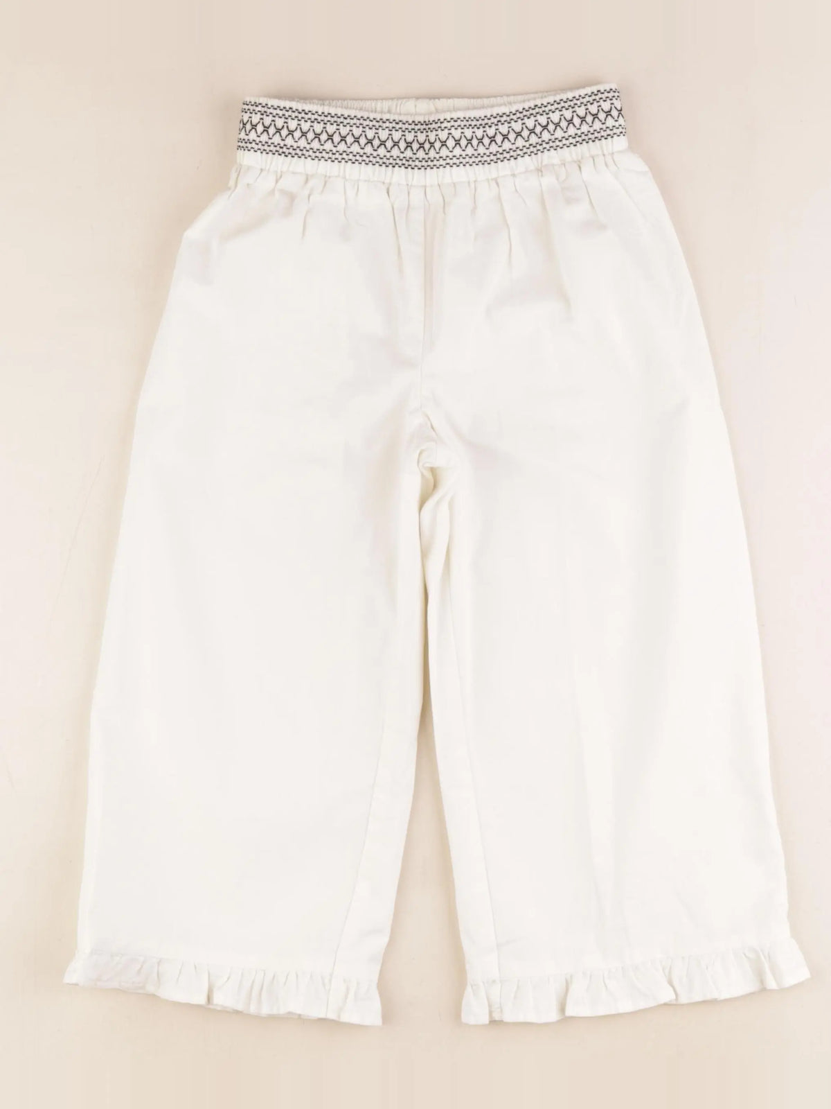 Zara - pantalon blanc - 6 ans