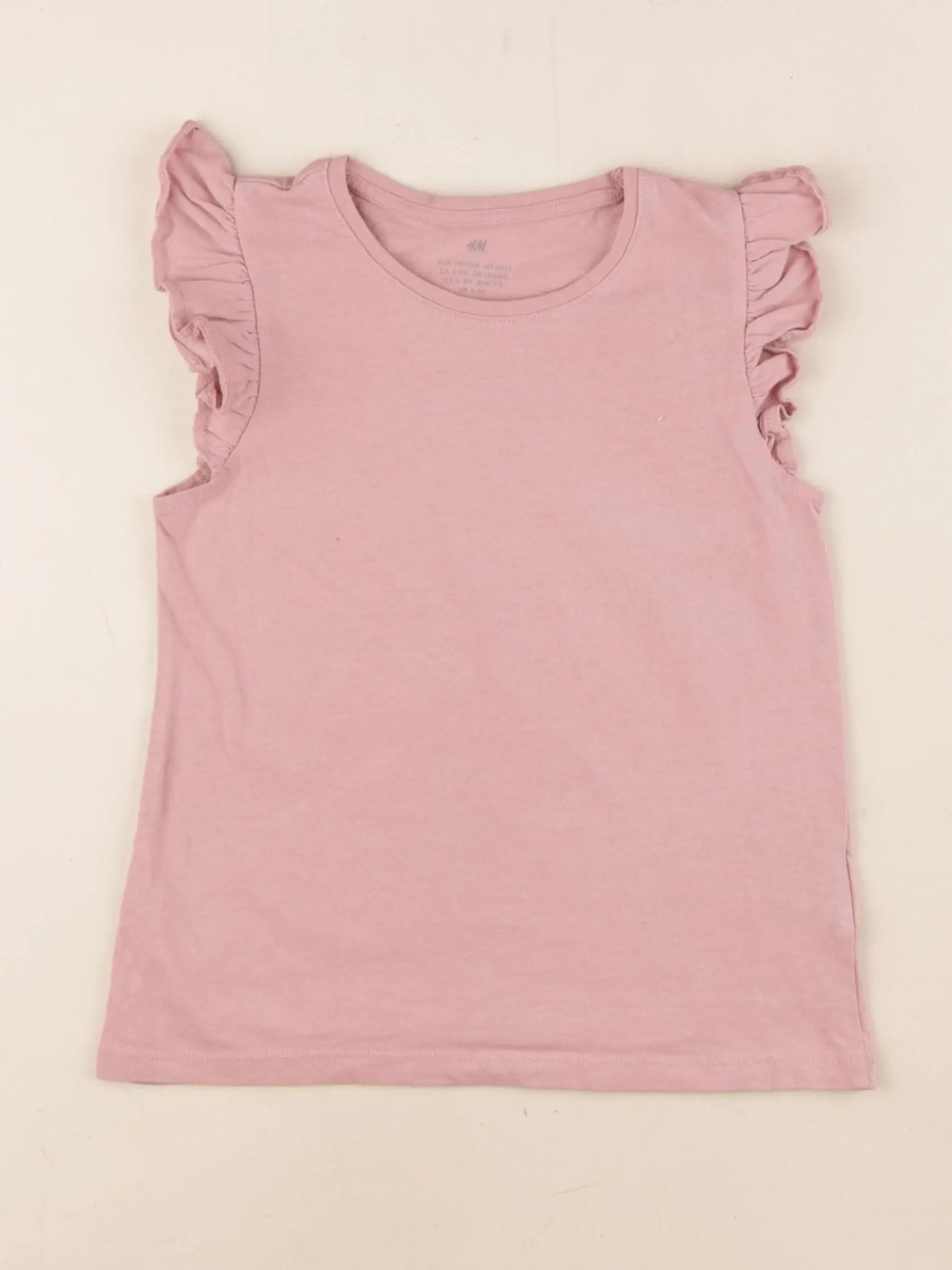 H&M - tee-shirt rose - 6/8 ans