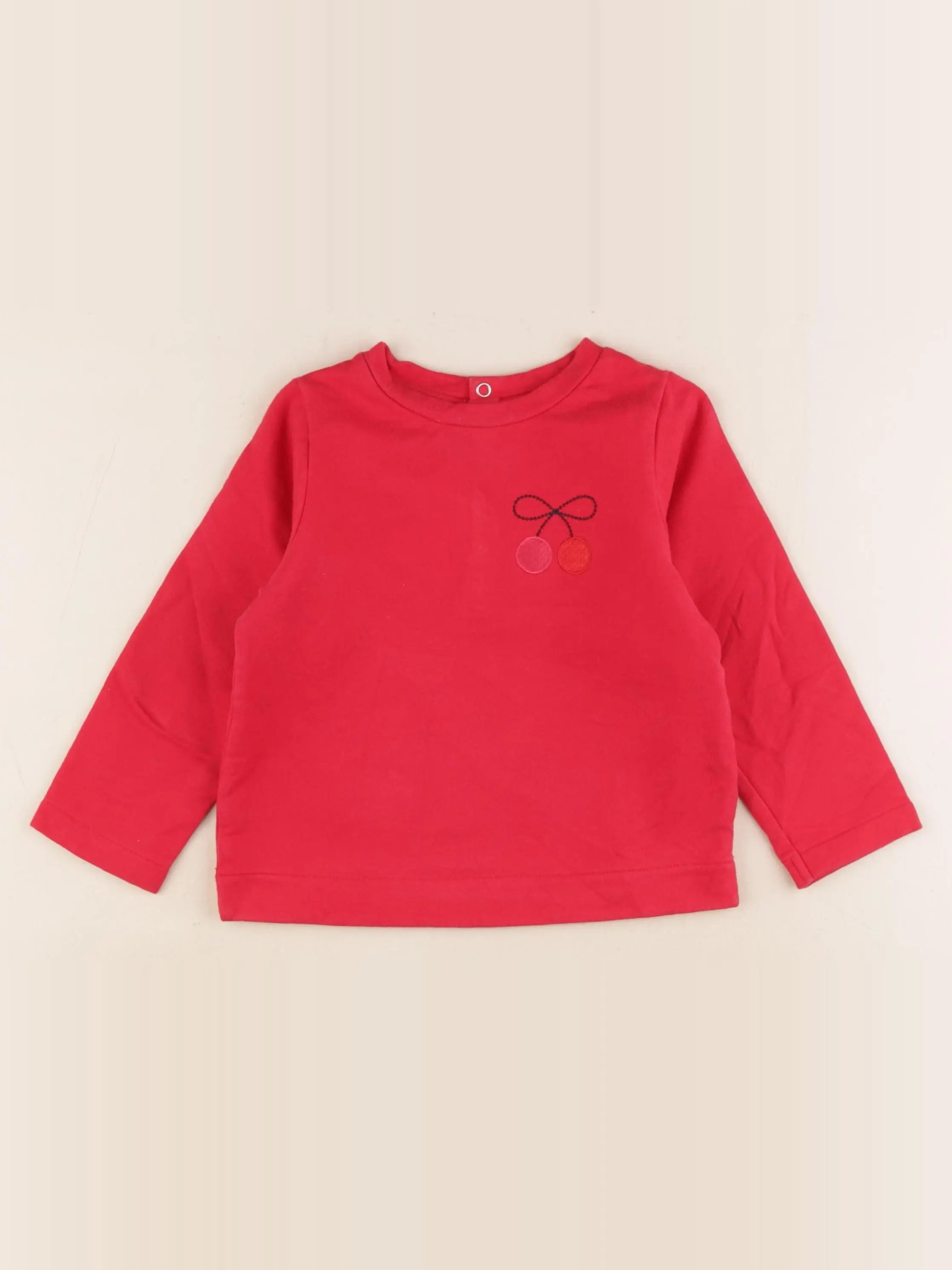 Jacadi - sweat rouge - 36 mois