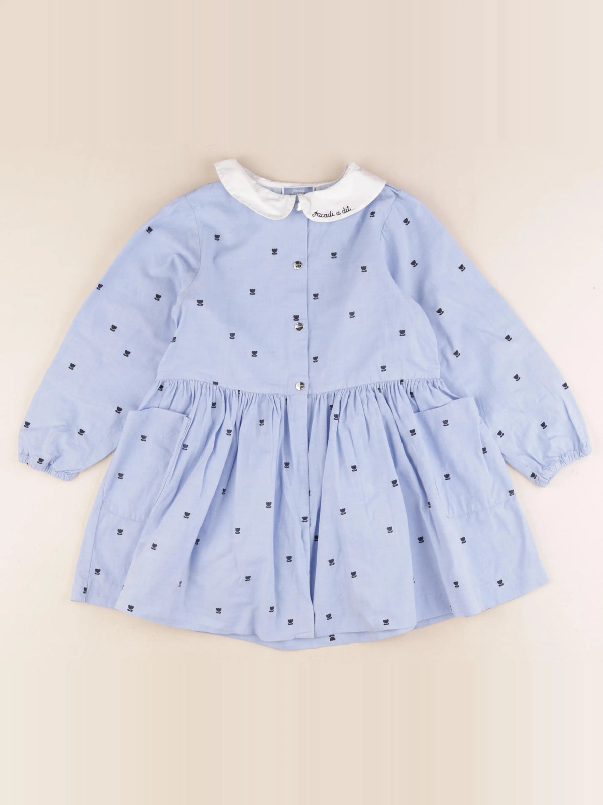 Jacadi - robe bleu - 6 ans