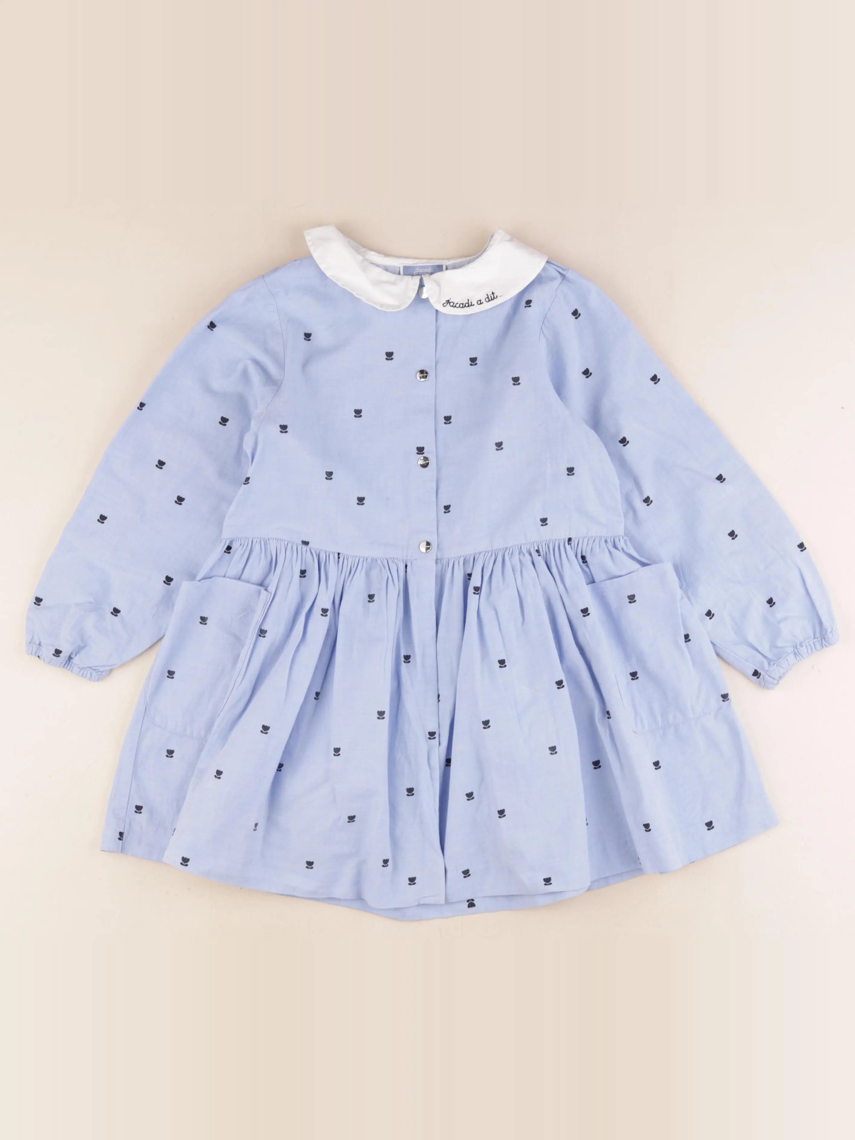 Jacadi - robe bleu - 6 ans