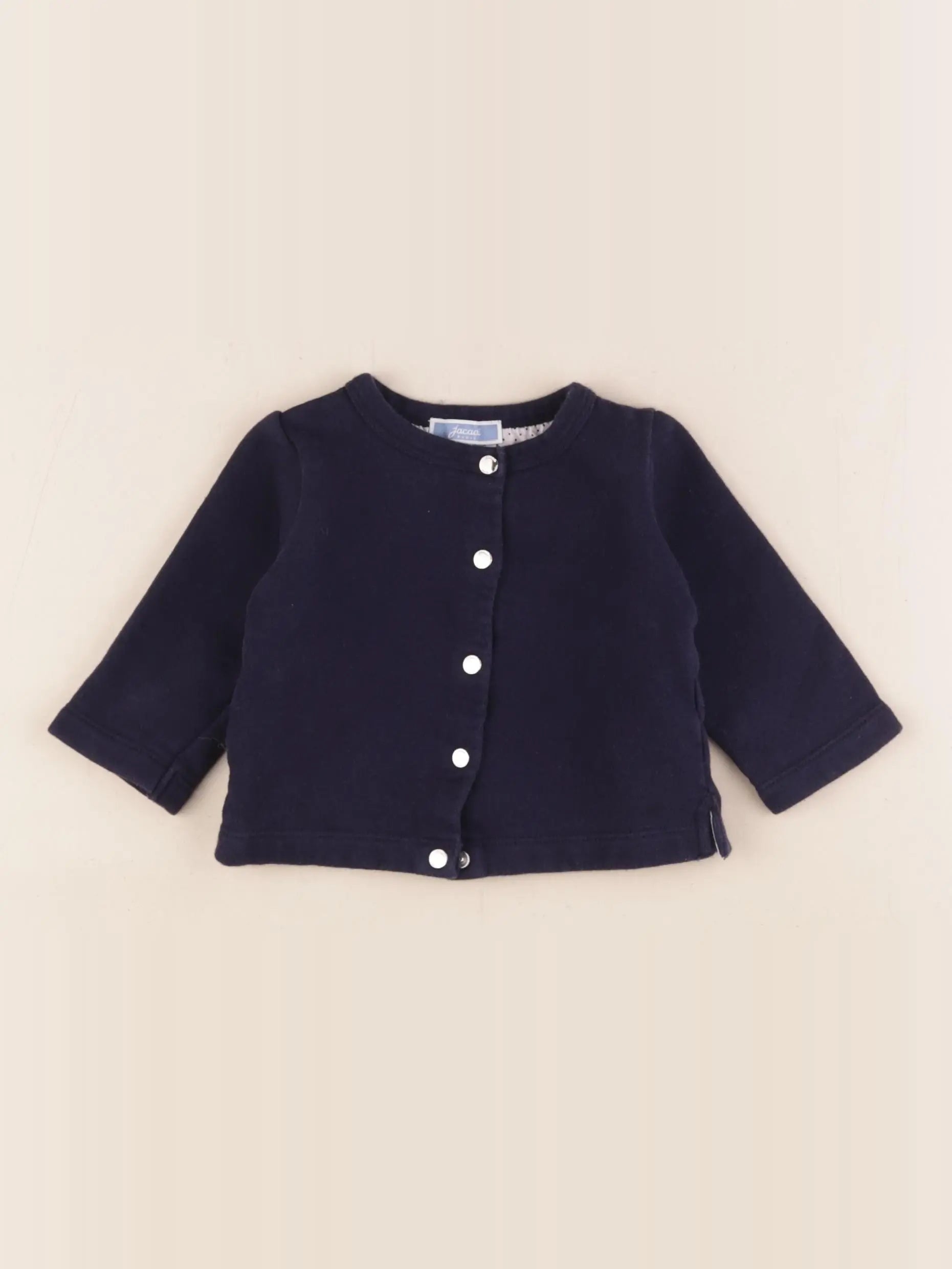 Jacadi - sweat bleu - 6 mois
