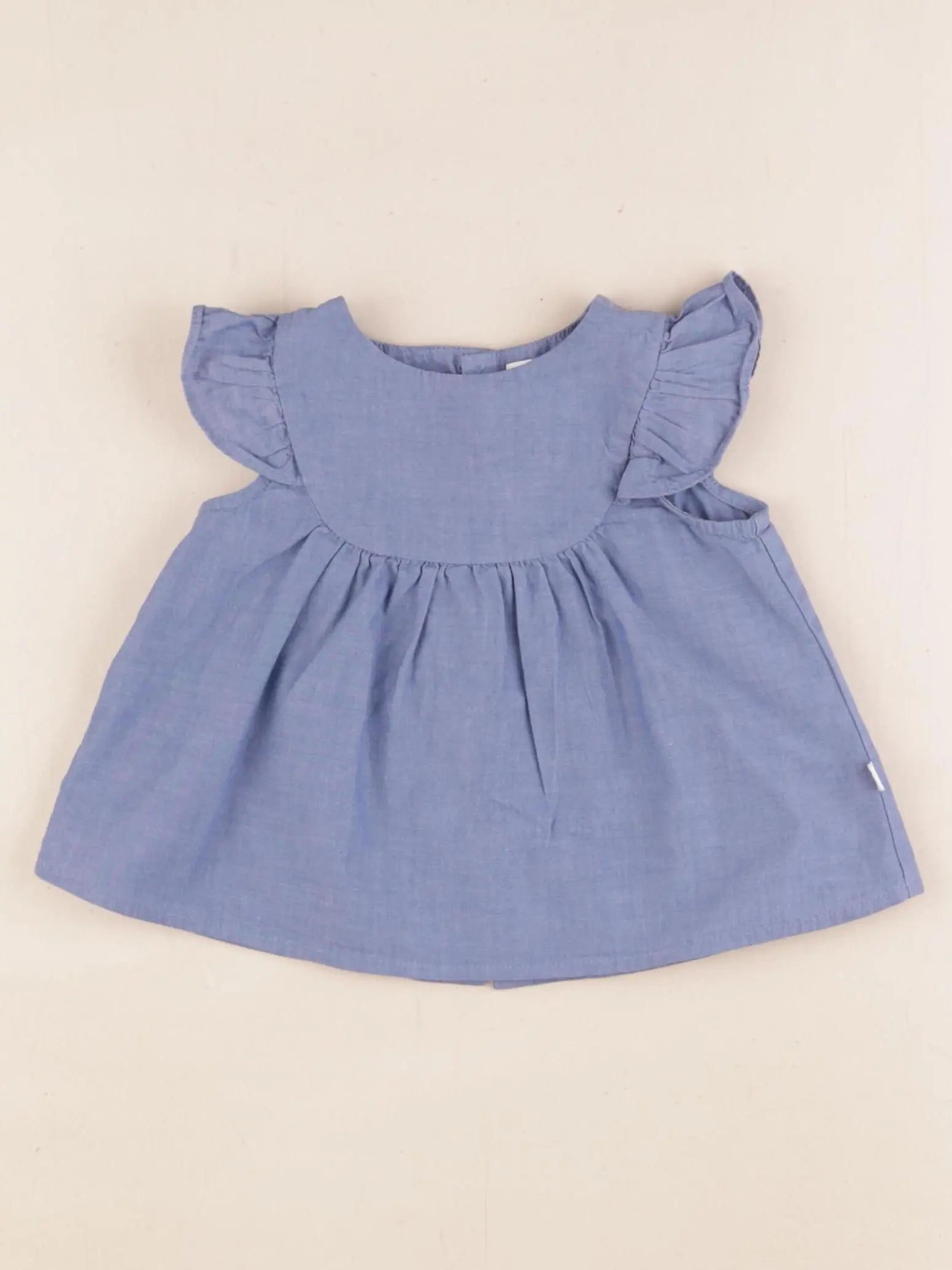 Jacadi - blouse bleu - 12 mois
