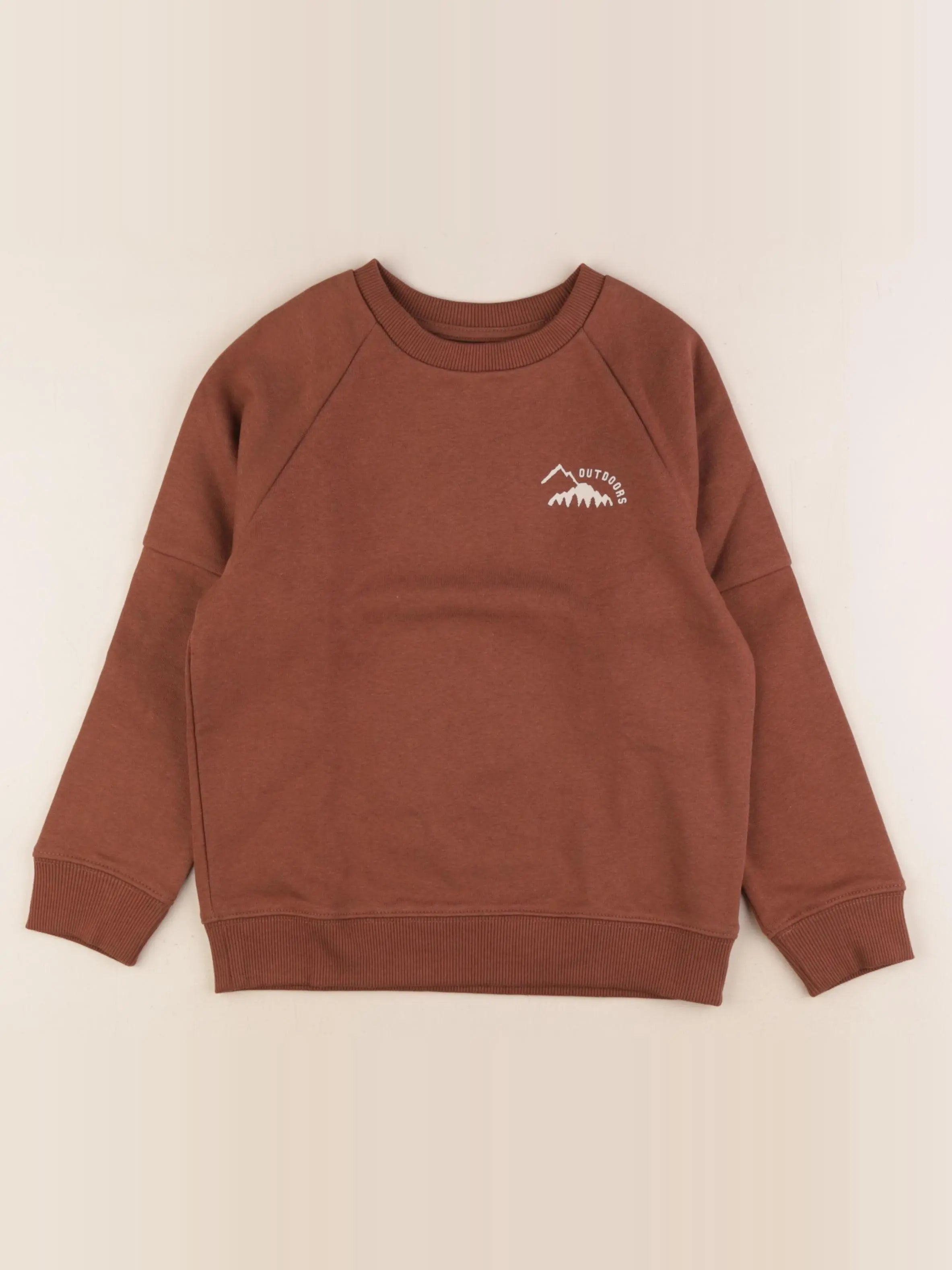 La Redoute - sweat marron - 6 ans