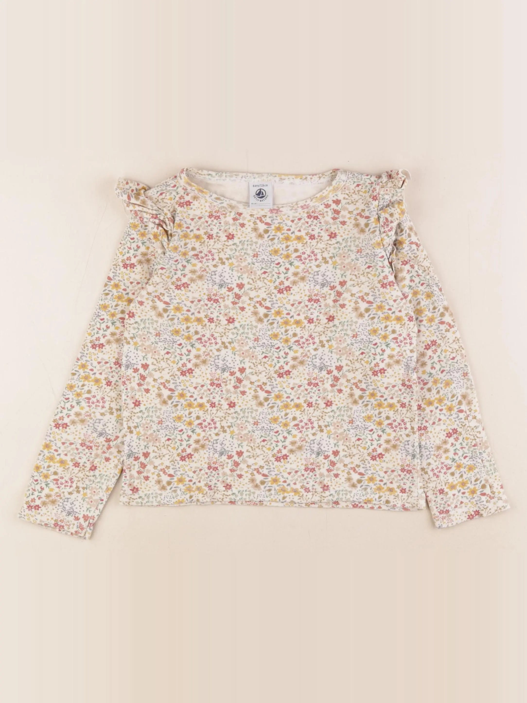 Petit Bateau - tee-shirt multicolore - 6 ans