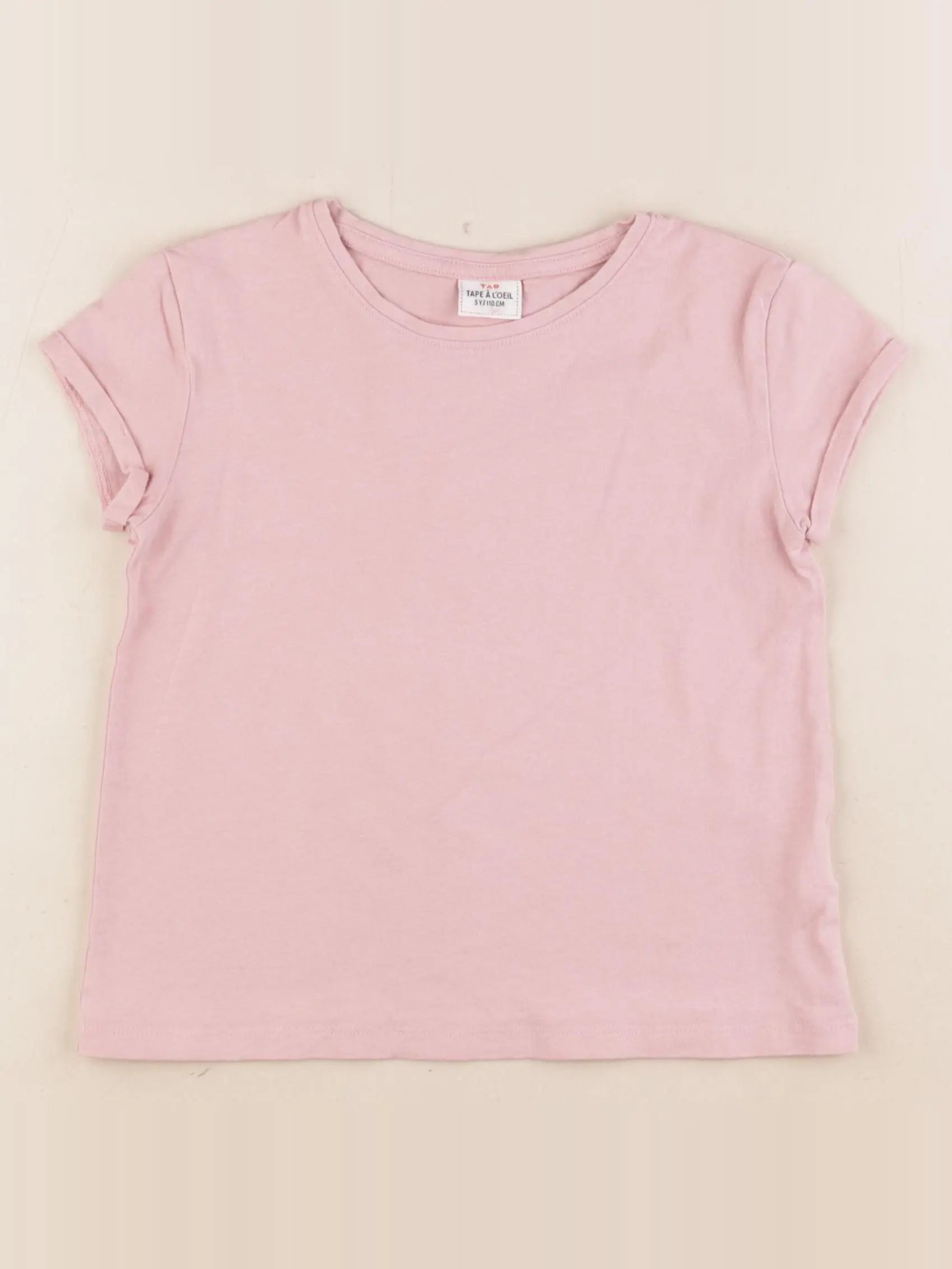 Tape à l'oeil - tee-shirt rose - 5 ans