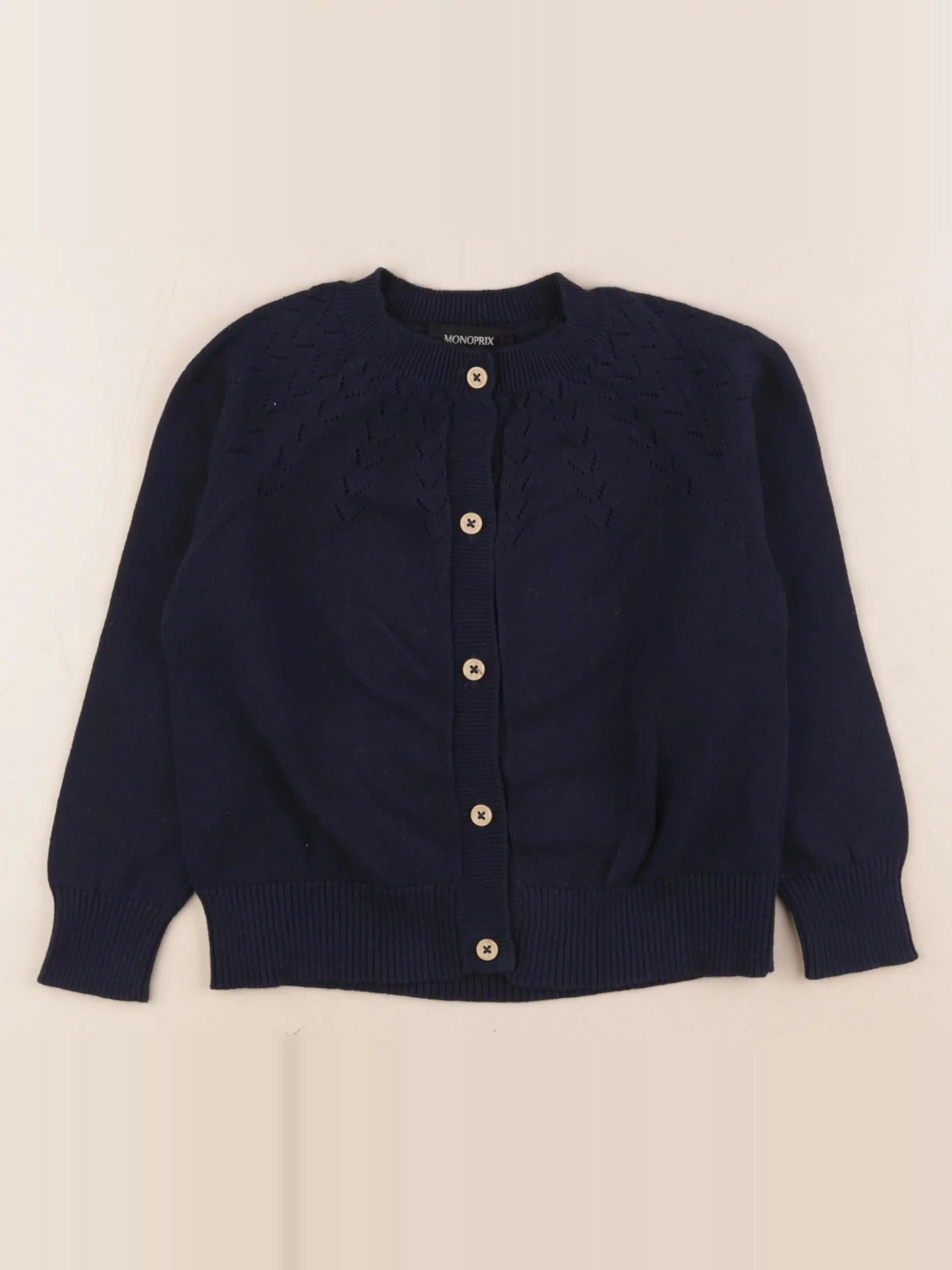 Boutchou - gilet bleu - 5 ans
