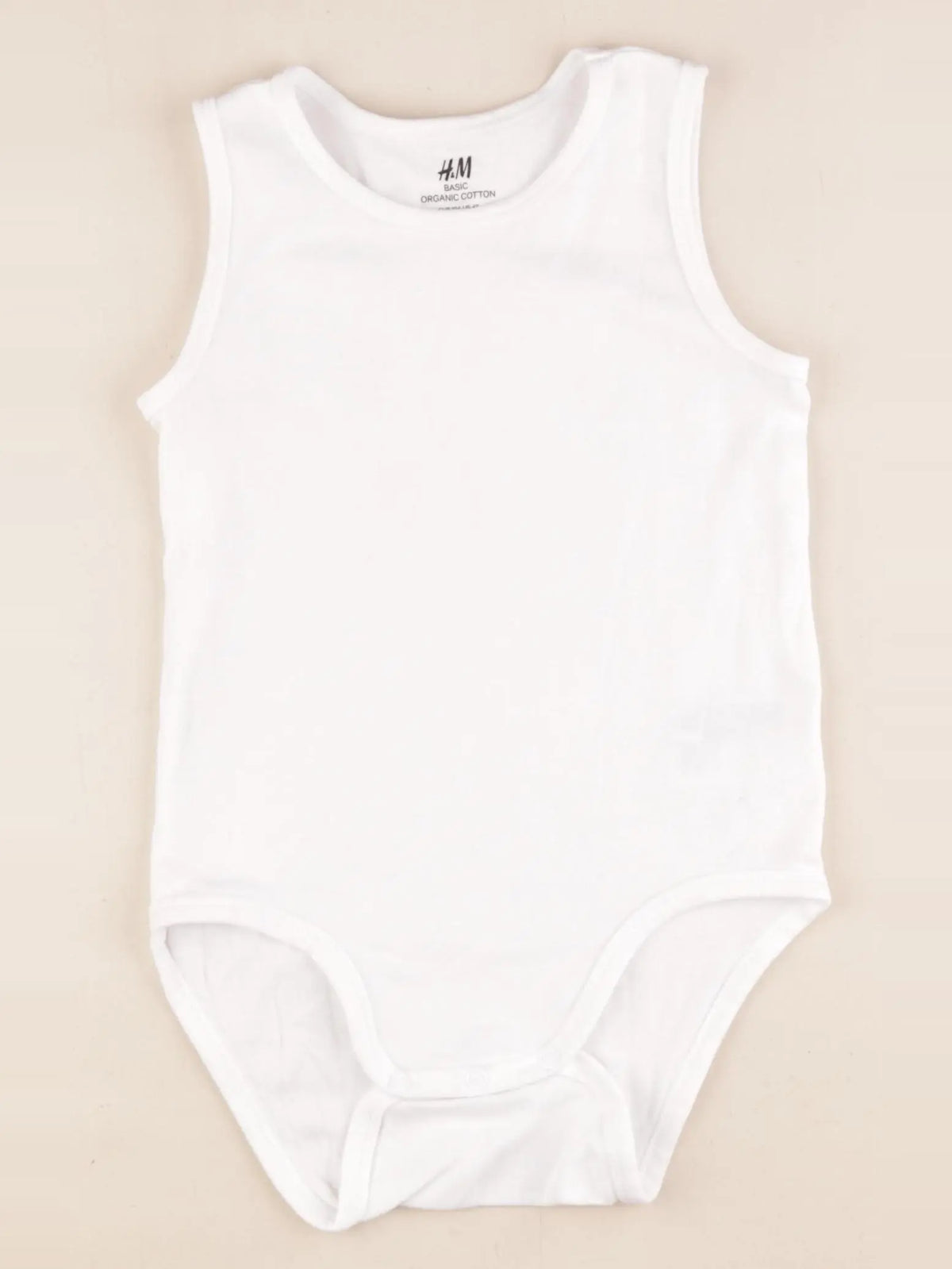 H&M - body blanc - 3/4 ans