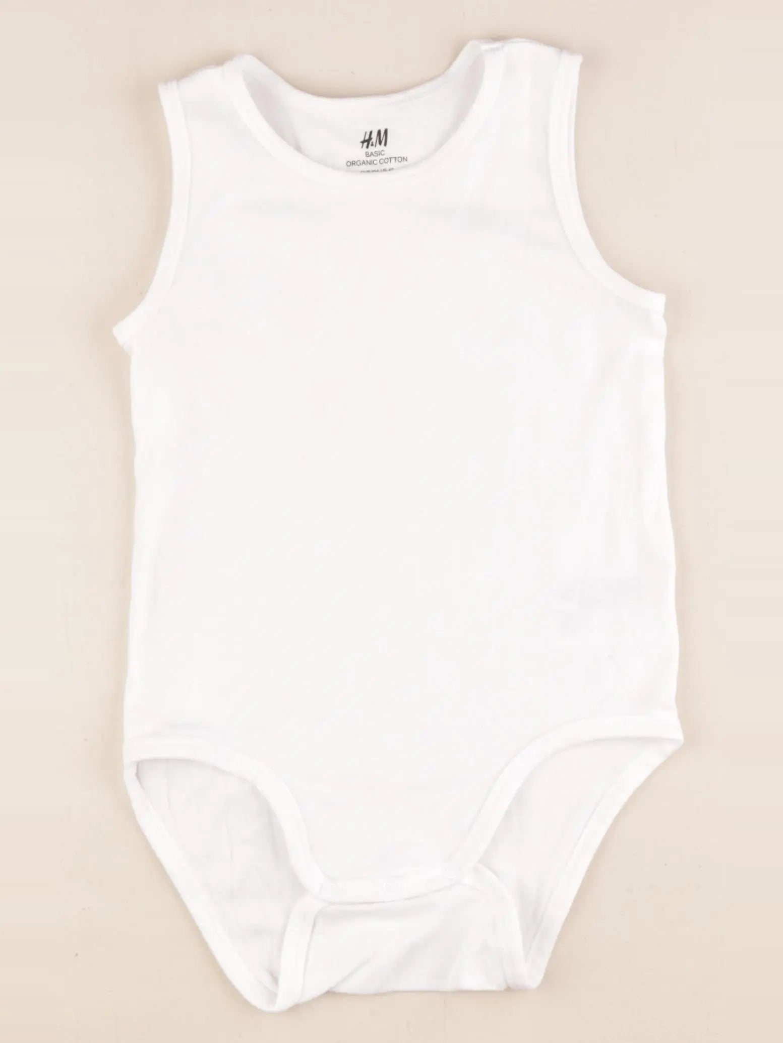 H&M - body blanc - 3/4 ans