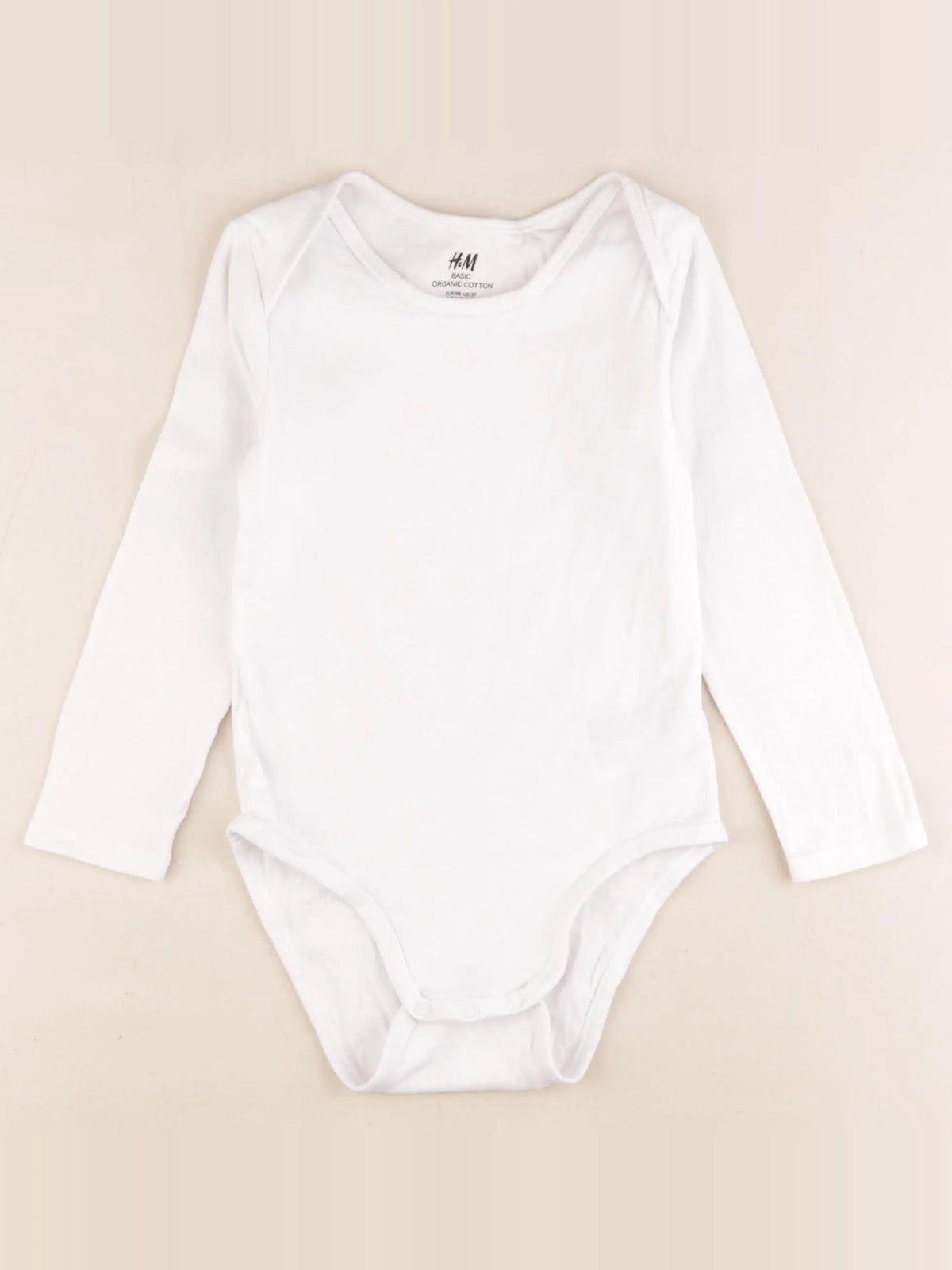 H&M - body blanc - 2/3 ans