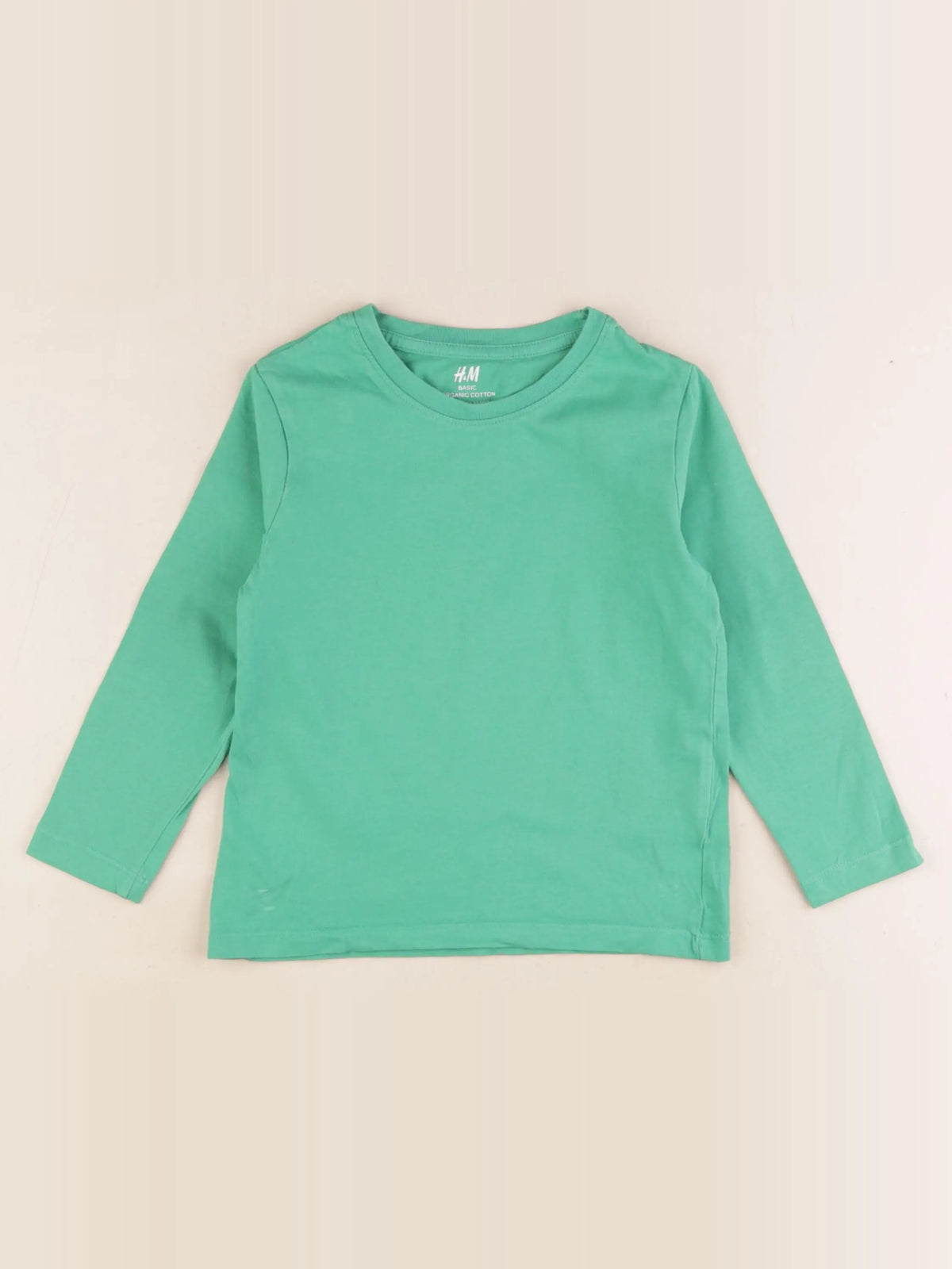 H&M - tee-shirt vert - 2/4 ans